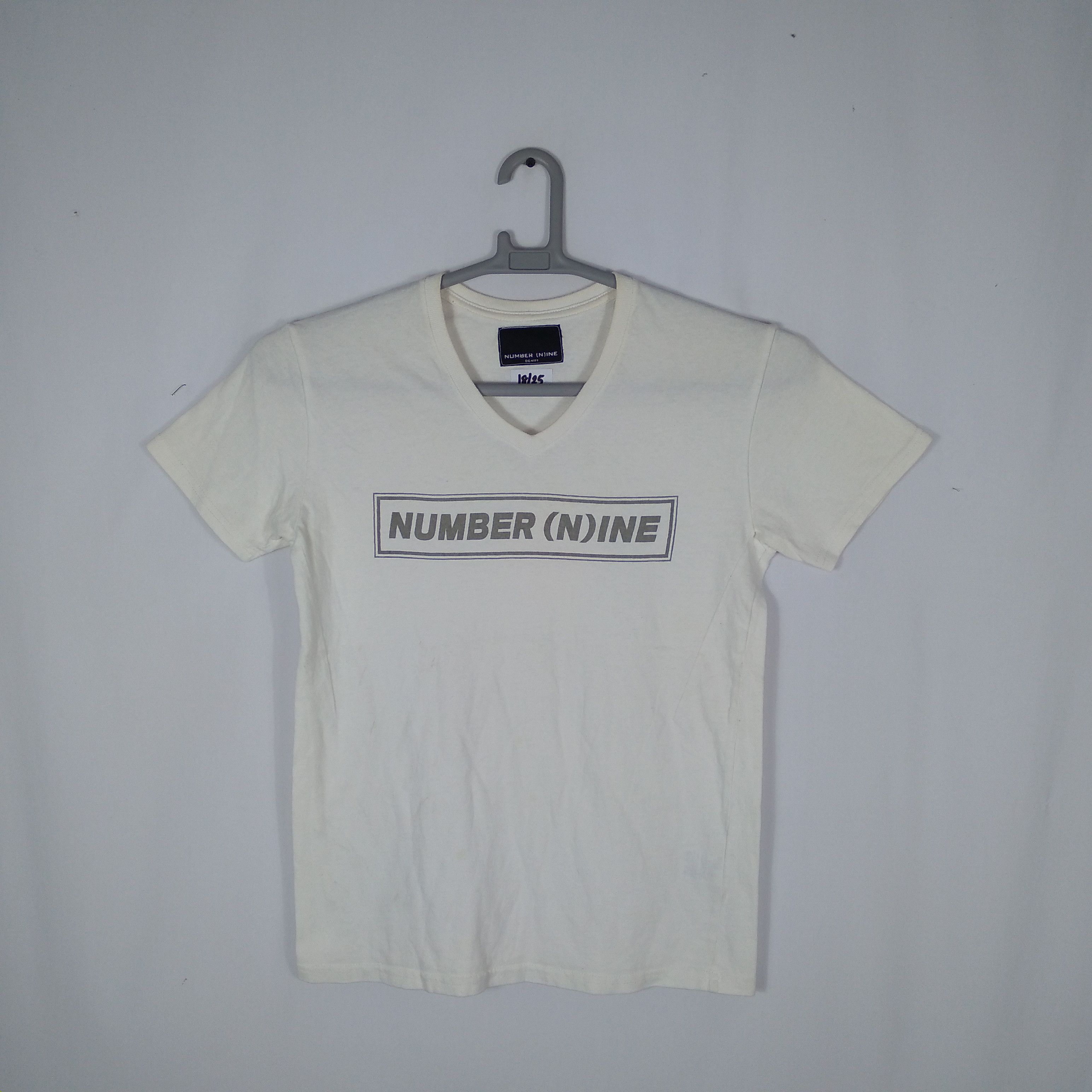 Japanese Brand × Number (N)ine × Vintage Japanese Brand Number (N)ine Box Logo Spellout Tee Size US XS / EU 42 / 0 - 1 Thumbnail