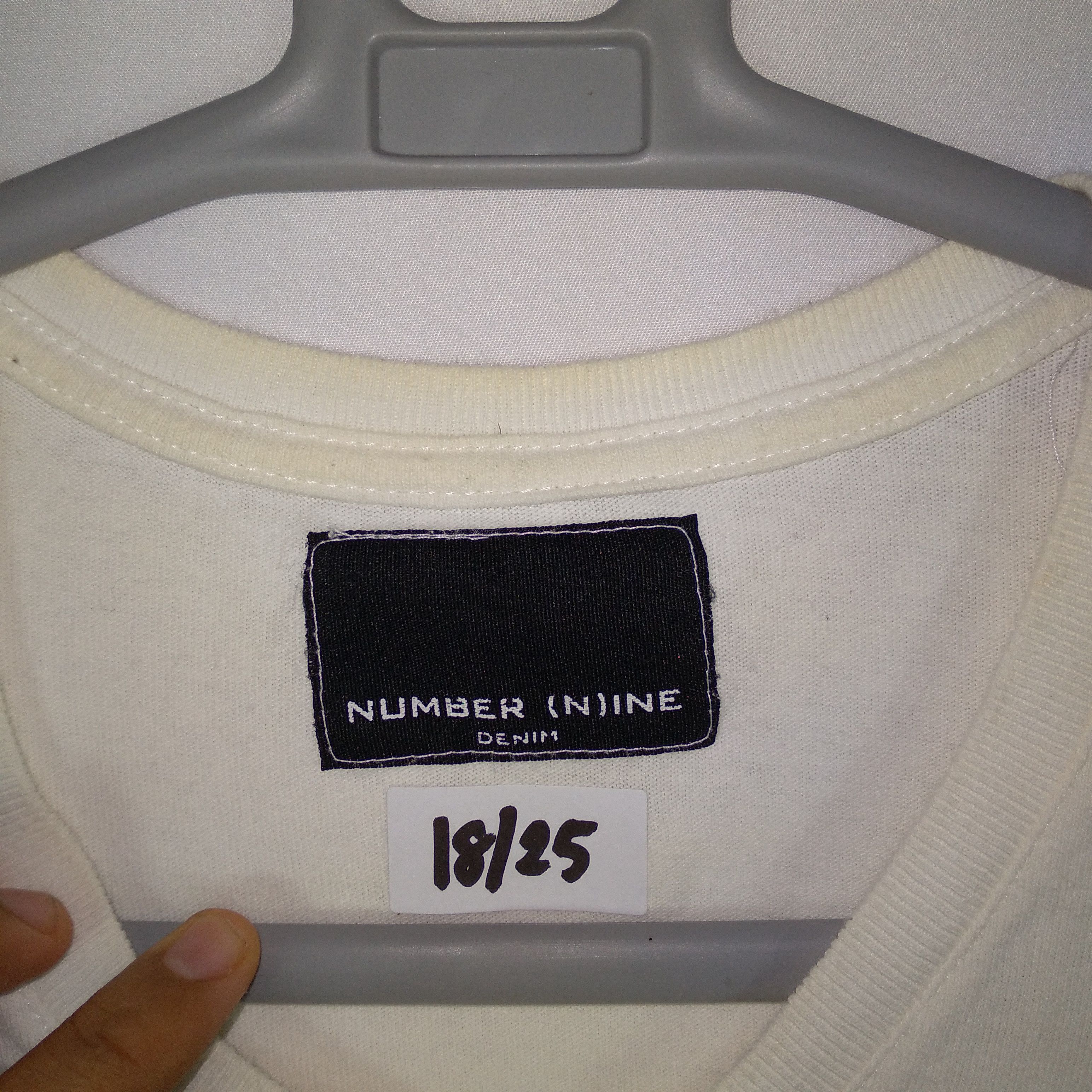 Japanese Brand × Number (N)ine × Vintage Japanese Brand Number (N)ine Box Logo Spellout Tee Size US XS / EU 42 / 0 - 11 Thumbnail