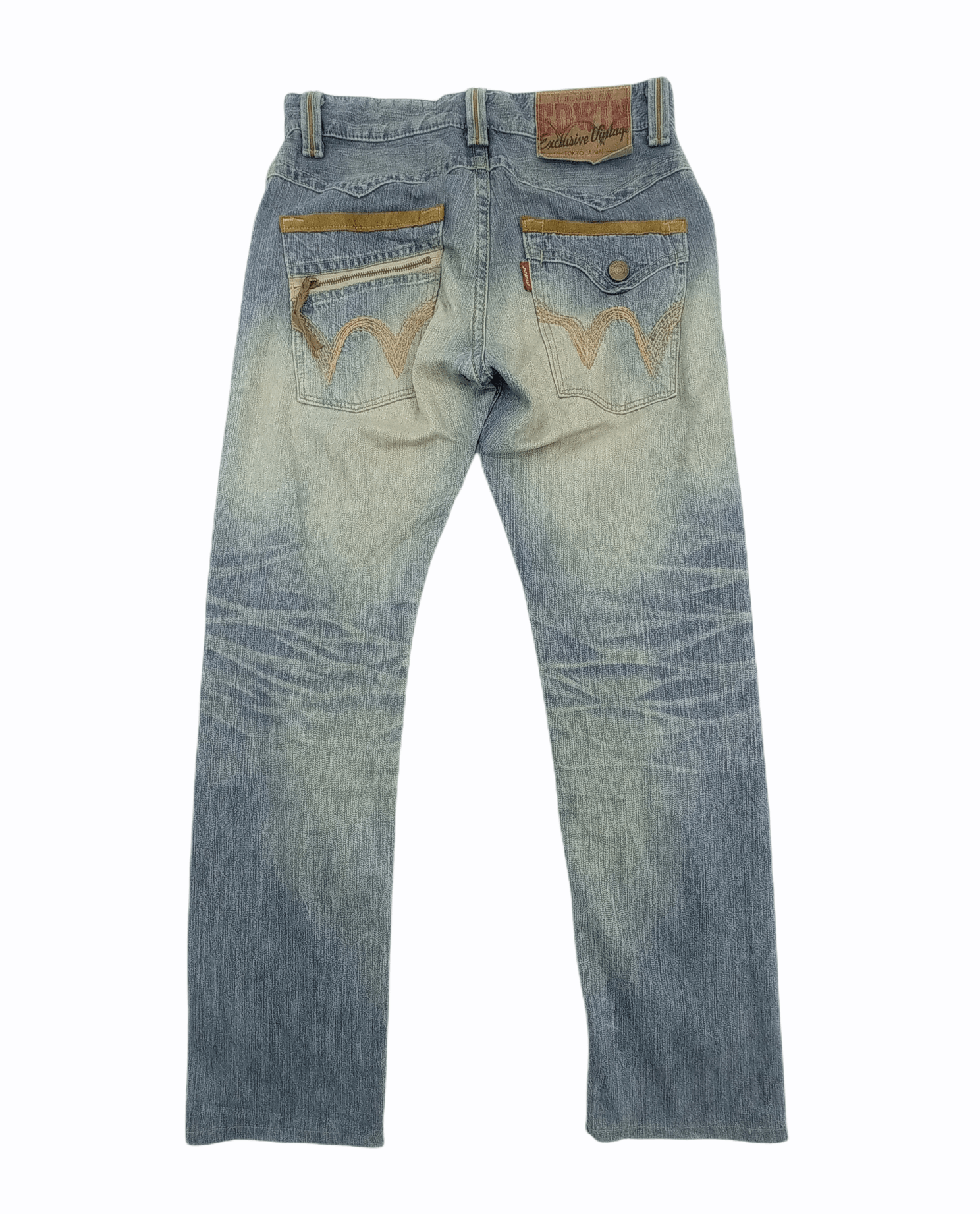 Edwin Vintage Edwin Faded Denim Pants Size US 31 - 2 Thumbnail