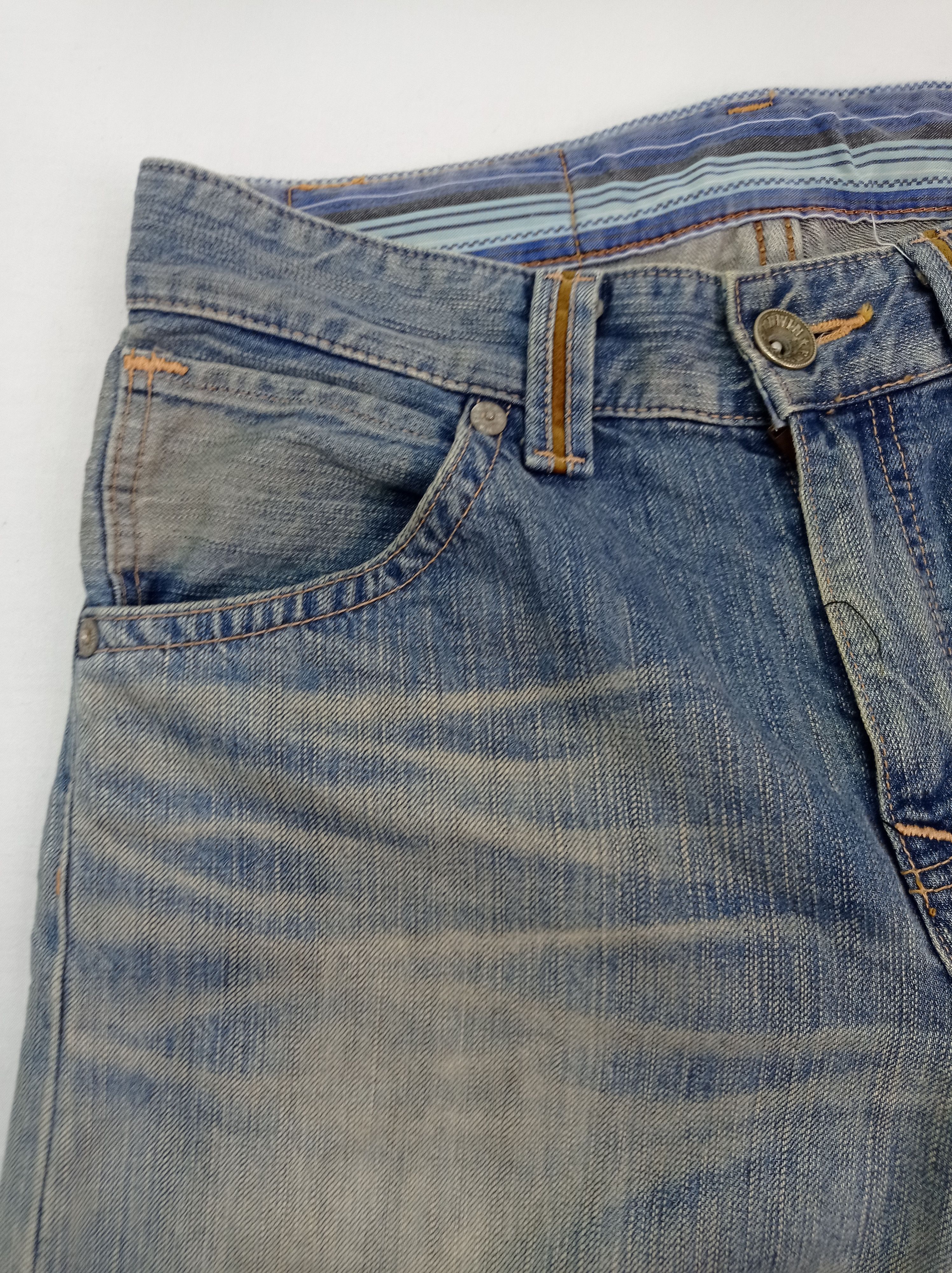 Edwin Vintage Edwin Faded Denim Pants Size US 31 - 6 Thumbnail