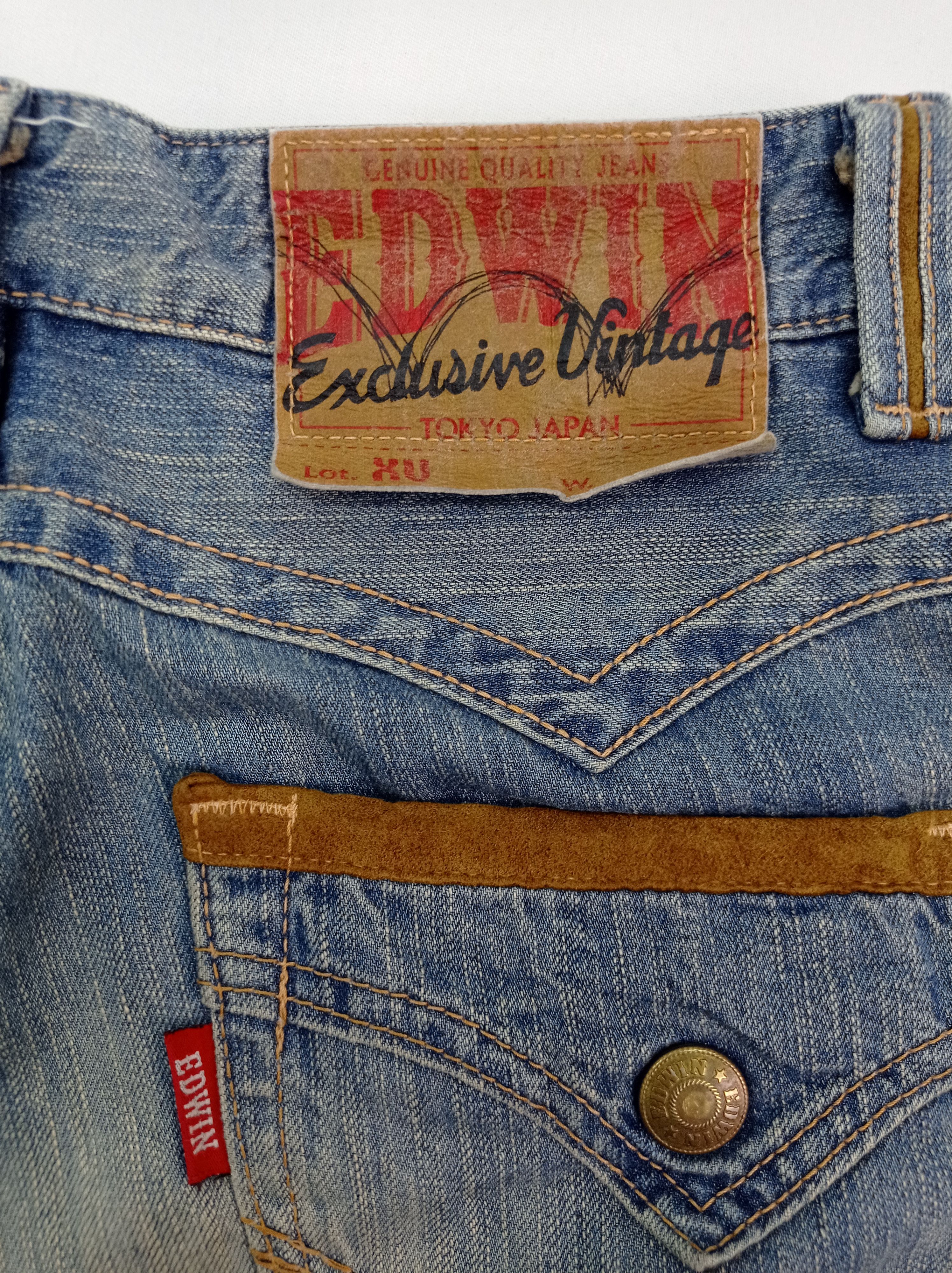 Edwin Vintage Edwin Faded Denim Pants Size US 31 - 11 Thumbnail