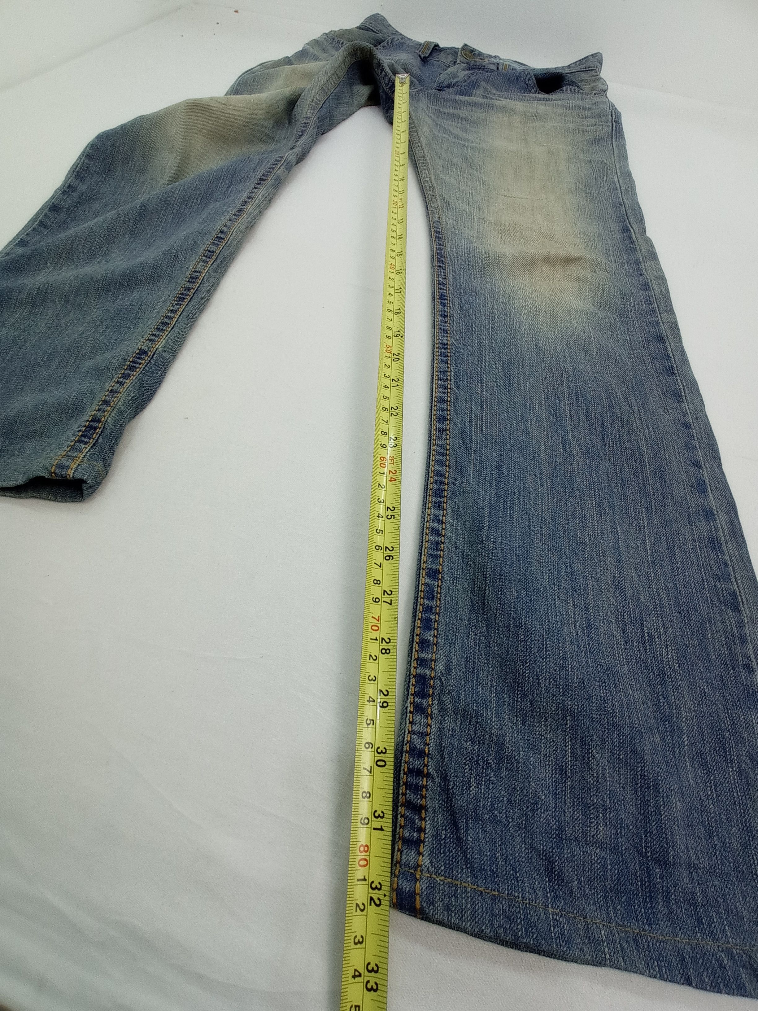 Edwin Vintage Edwin Faded Denim Pants Size US 31 - 14 Thumbnail