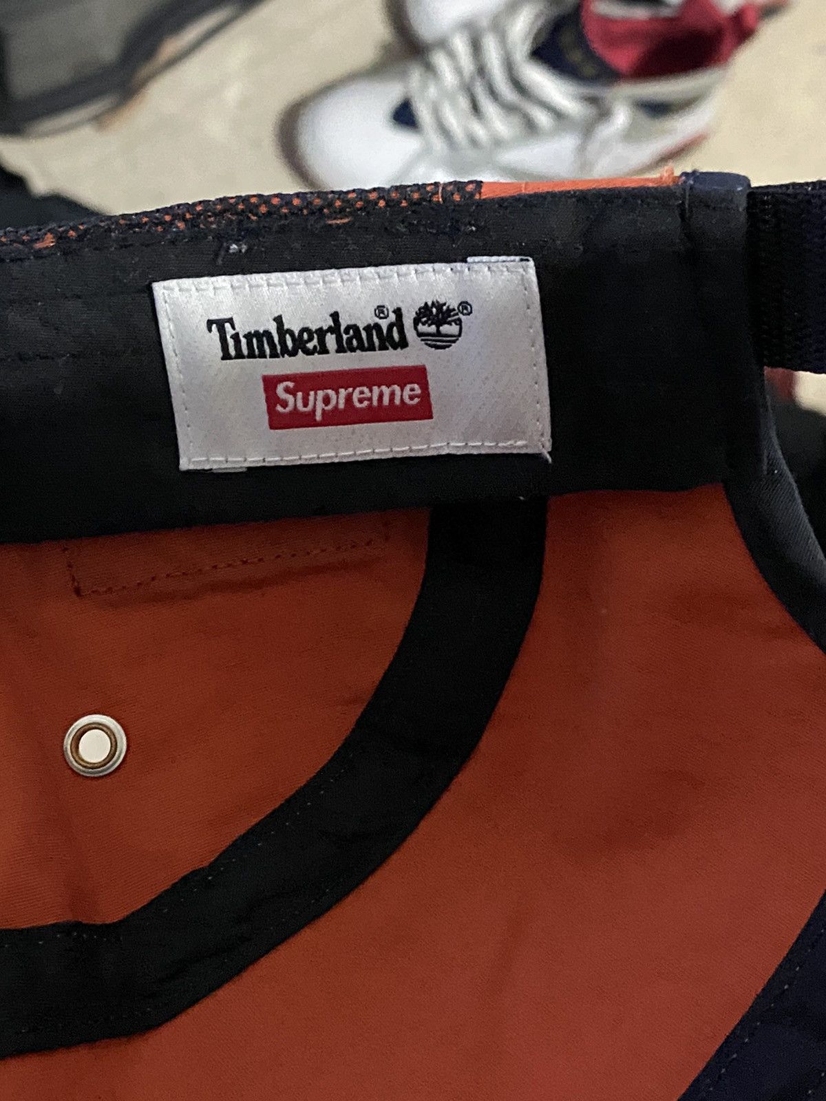 Supreme × Timberland Supreme x Timberland 5 Panel Camp Cap Rust Orange Size ONE SIZE - 7 Thumbnail