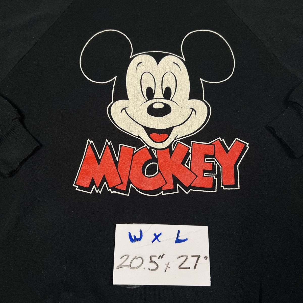 Disney × Vintage Rare Vintage 1980s MICKEY MOUSE Made in USA Sweatshirt Size US XL / EU 56 / 4 - 2 Thumbnail