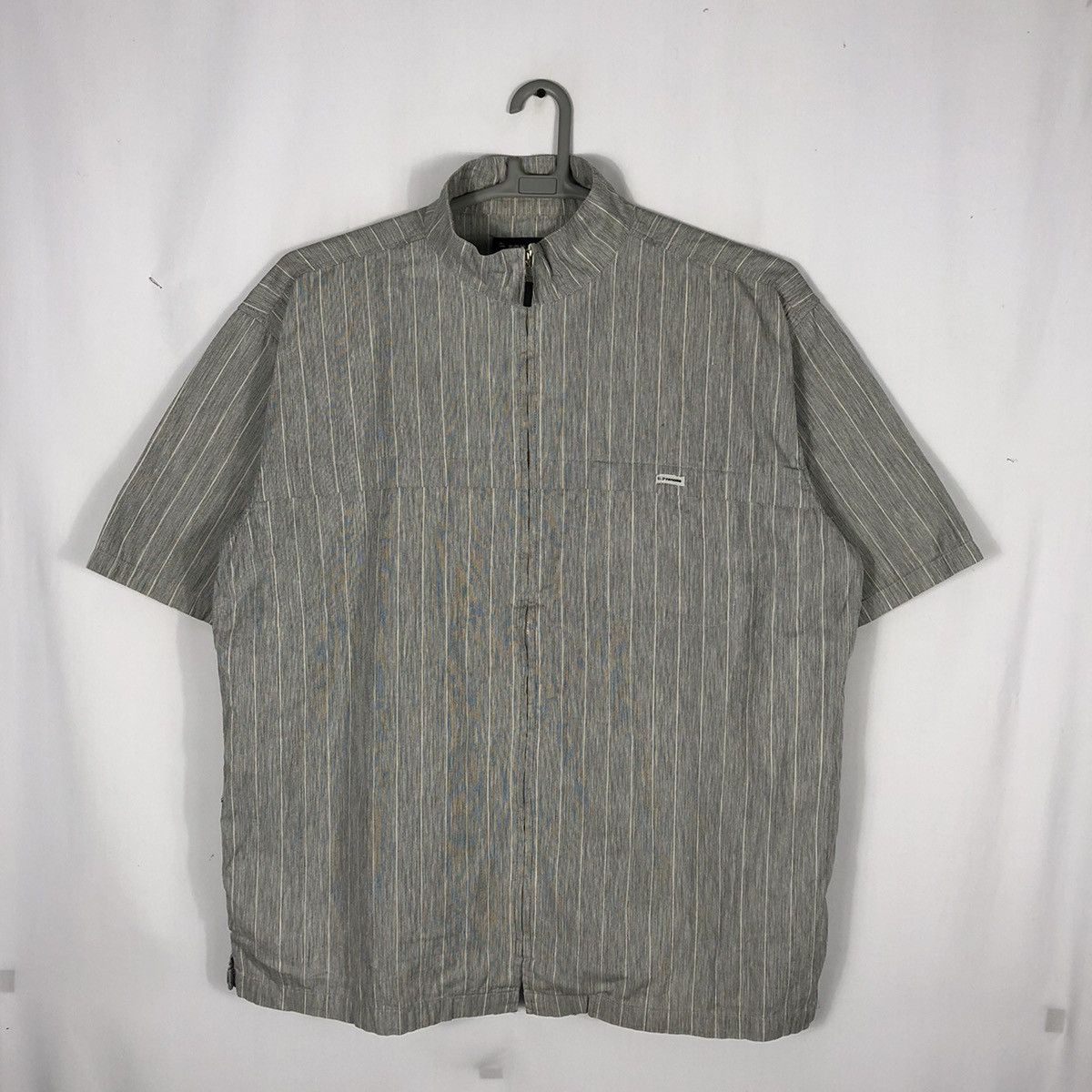 Vintage Renoma Full Zipper Short Sleeves Worker Shirts