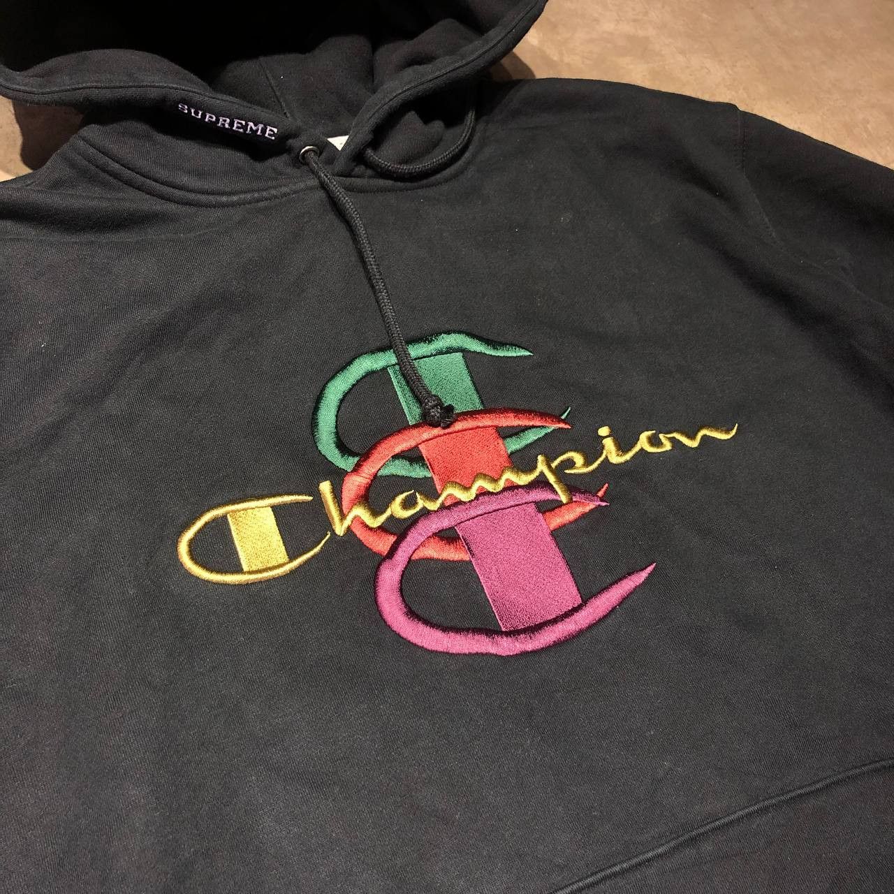 Champion × Supreme Supreme X Champion Triple C logo Embroidered Hoodie Size US XXL / EU 58 / 5 - 2 Thumbnail