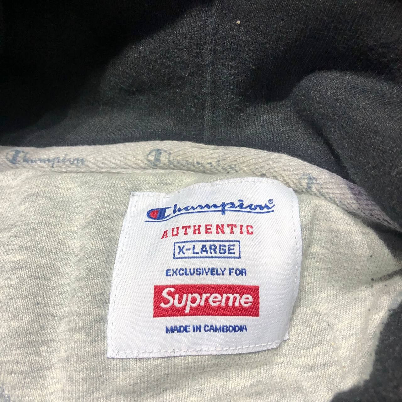 Champion × Supreme Supreme X Champion Triple C logo Embroidered Hoodie Size US XXL / EU 58 / 5 - 8 Thumbnail