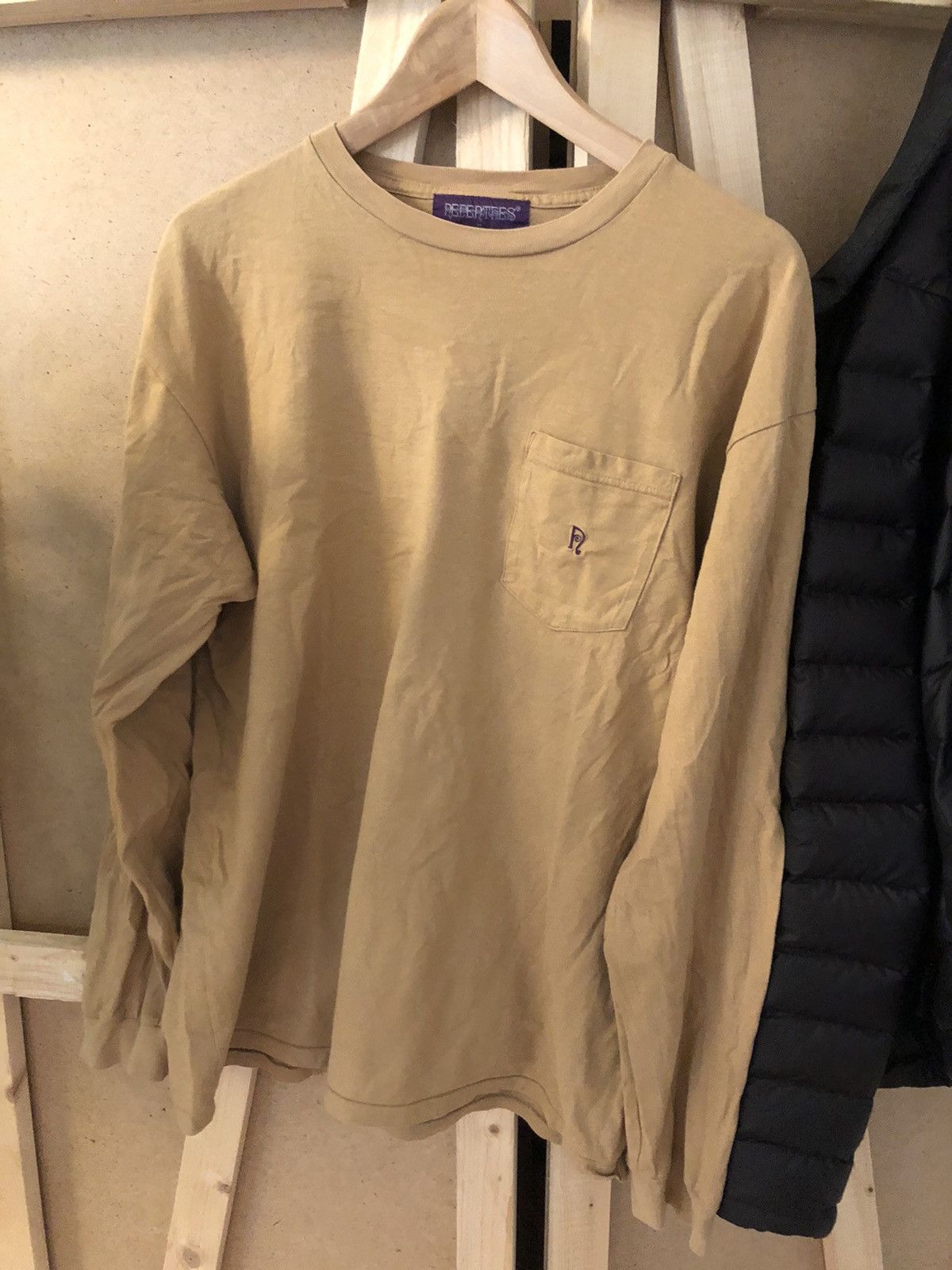 Needles × Nepenthes Nepenthes Purple label Embroidered Longsleeve Pocket T-Shirt Size US L / EU 52-54 / 3 - 1 Thumbnail