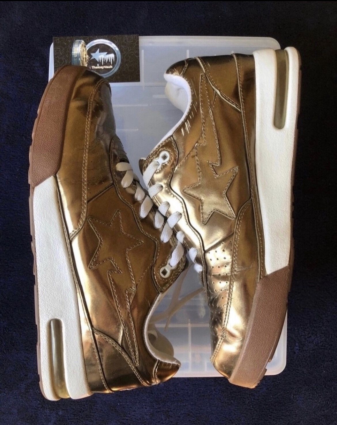 Bape Bape Gold Roadstas Size US 9.5 / EU 42-43 - 1 Thumbnail