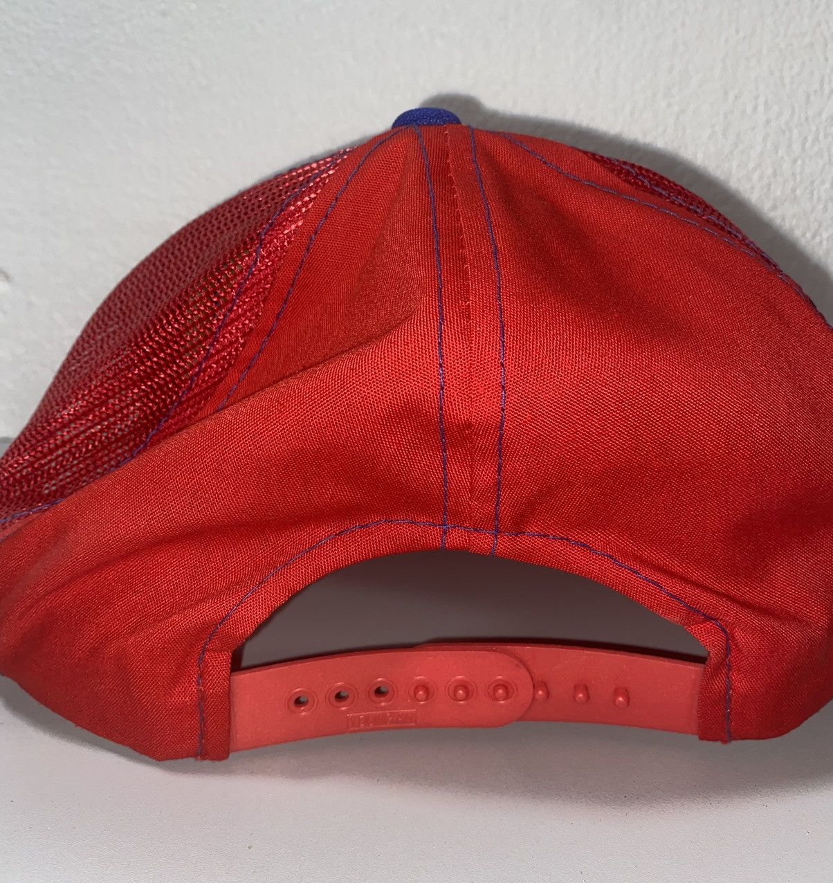 Vintage Vintage Trucker Hat “Midwest Elevator” Red/White/Blue Size ONE SIZE - 4 Thumbnail