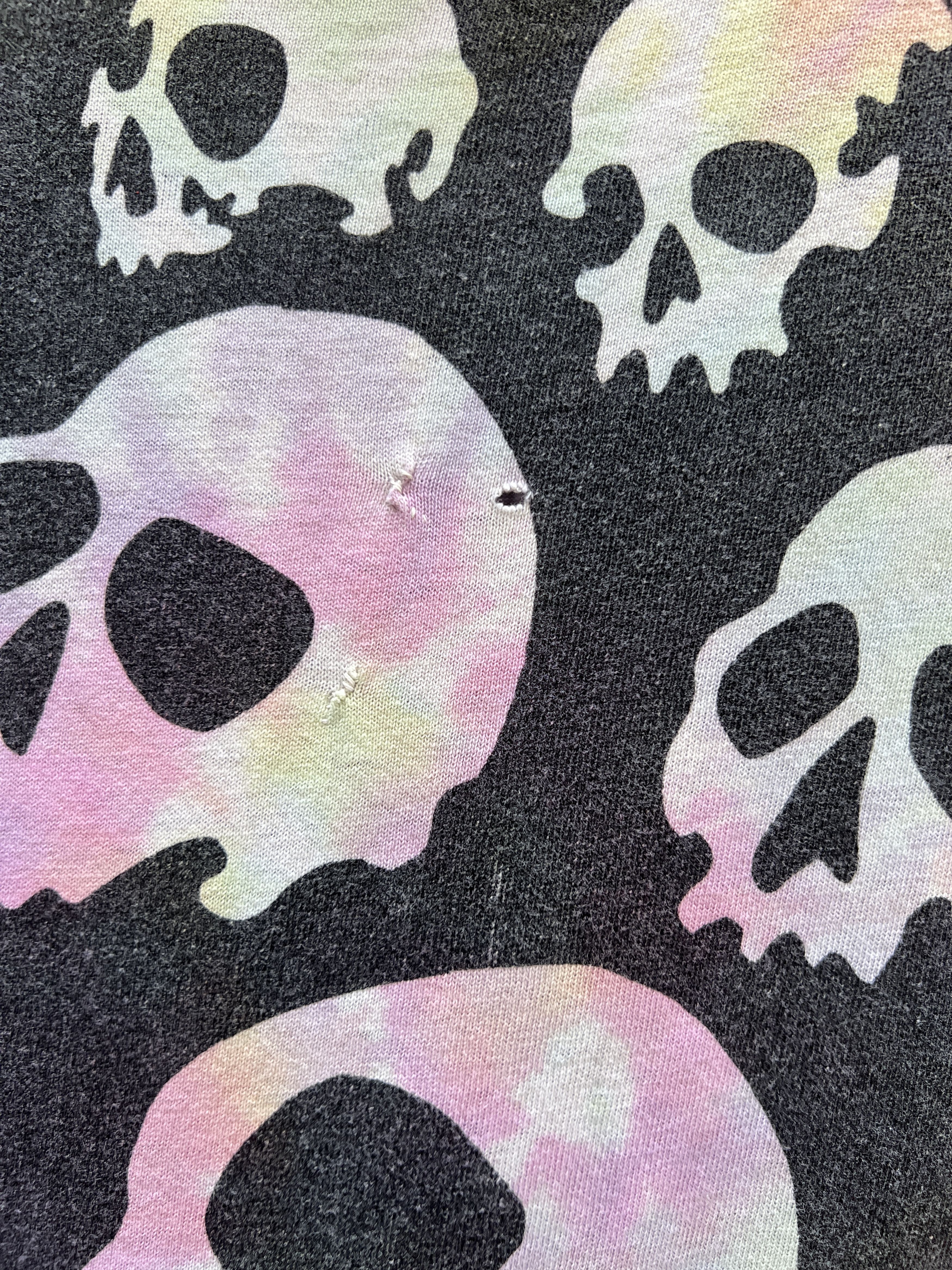 Liquid Blue × Vintage Vintage 1992 Liquid Blue Skull All over print T-shirt Size US XL / EU 56 / 4 - 9 Thumbnail