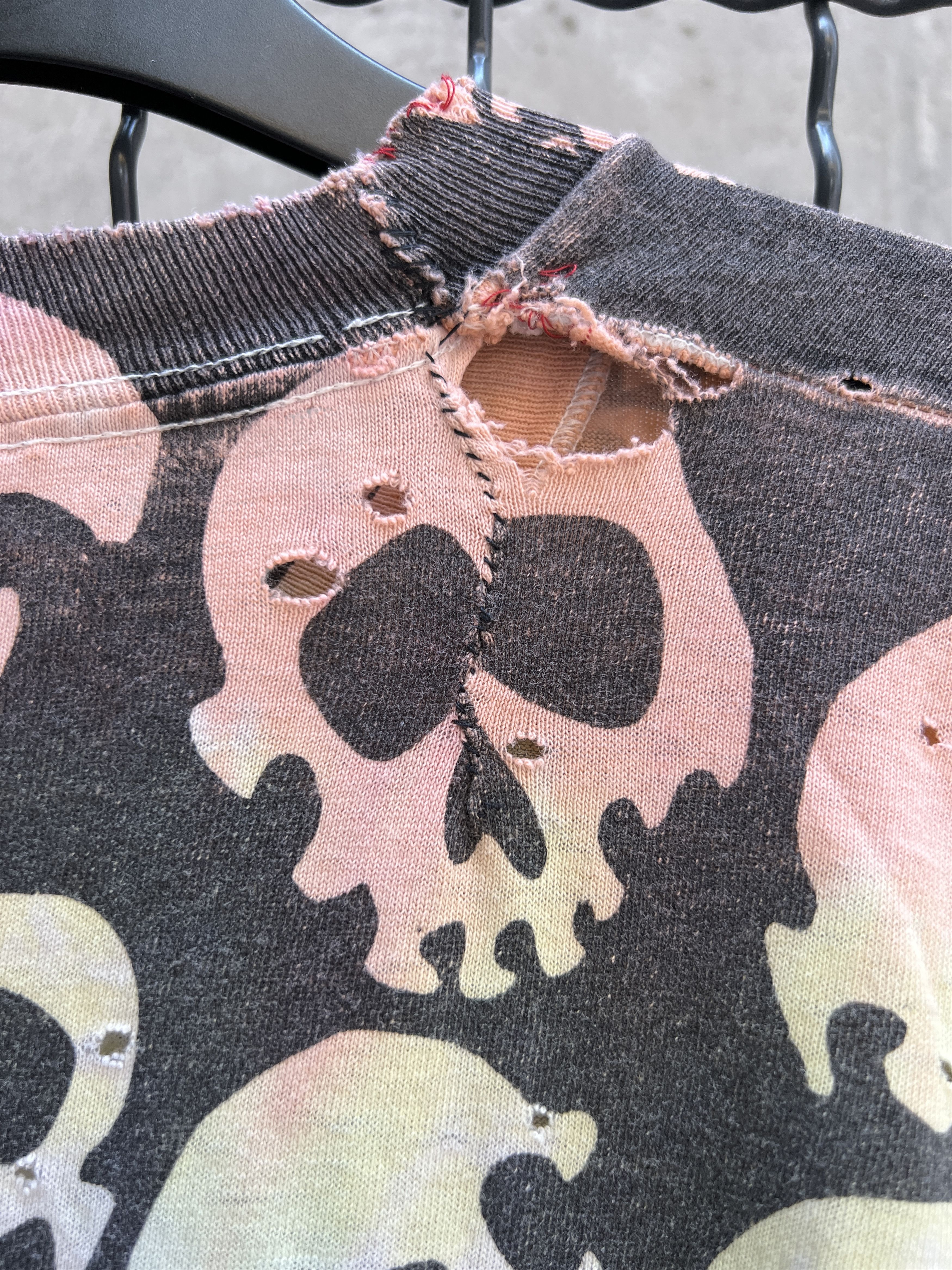 Liquid Blue × Vintage Vintage 1992 Liquid Blue Skull All over print T-shirt Size US XL / EU 56 / 4 - 16 Thumbnail