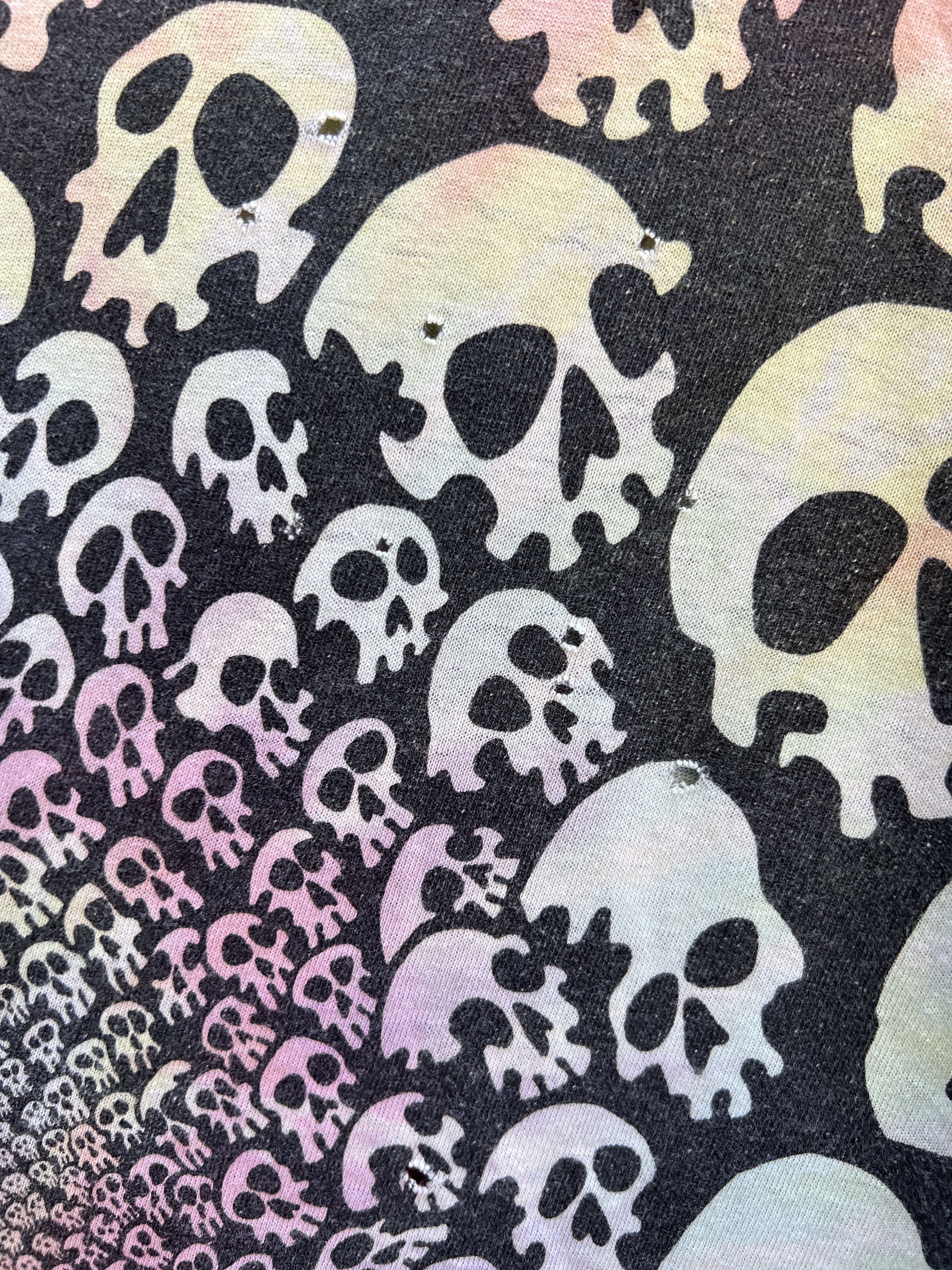 Liquid Blue × Vintage Vintage 1992 Liquid Blue Skull All over print T-shirt Size US XL / EU 56 / 4 - 24 Thumbnail