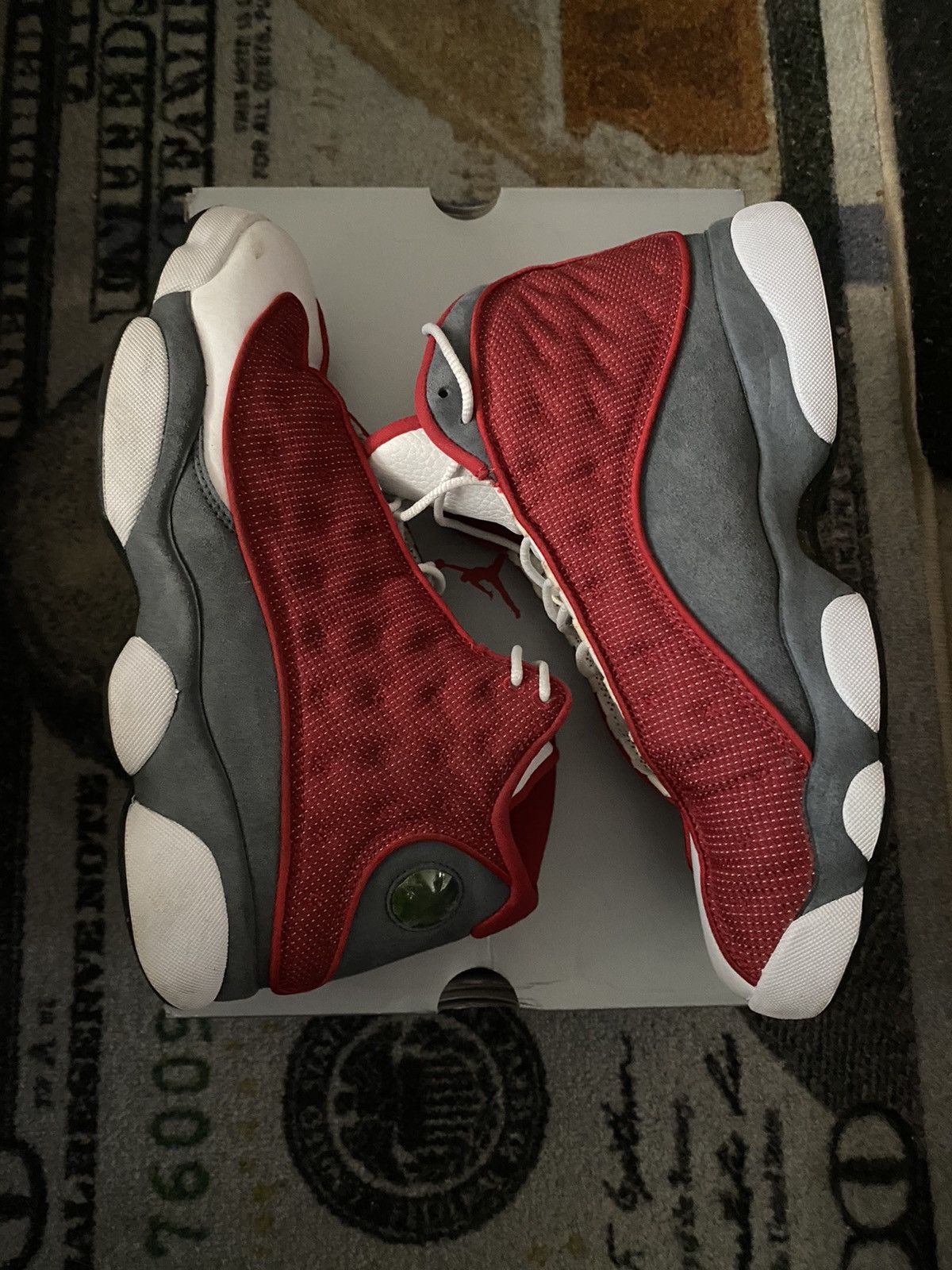 Jordan Brand × Nike Jordan 13 Retro Gym Red Flint Grey Size US 10 / EU 43 - 3 Thumbnail