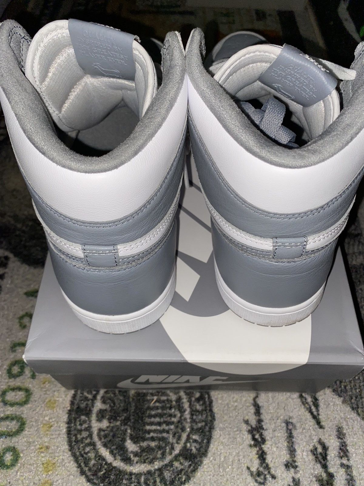 Jordan Brand × Nike Jordan 1 Retro High OG Steath Size US 12 / EU 45 - 3 Thumbnail