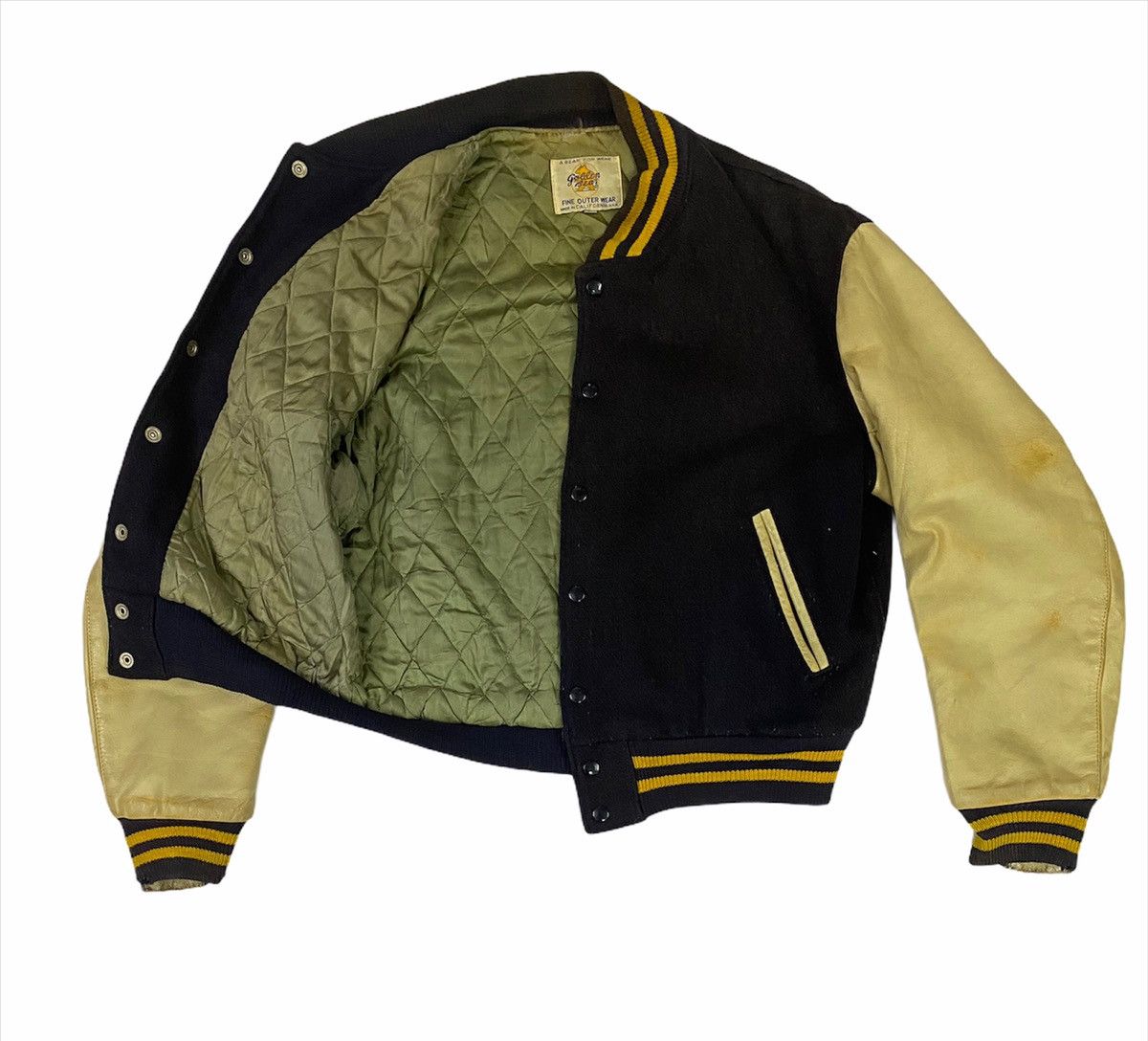 Golden Bear Vintage Golden Bear Wool/Leather Varsity Jacket Size US L / EU 52-54 / 3 - 3 Thumbnail