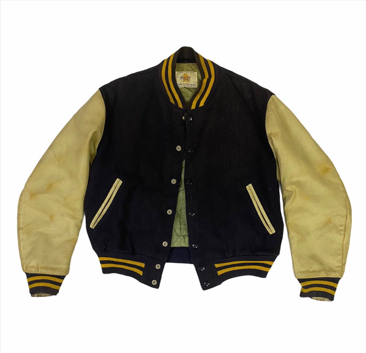 Golden Bear Vintage Golden Bear Wool/Leather Varsity Jacket Size US L / EU 52-54 / 3 - 2 Thumbnail