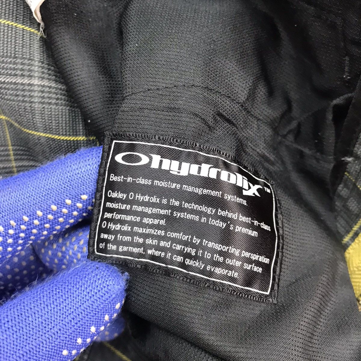 Oakley Oakley hydrolix asymmetrical tartan zipper curved leg pant Size US 29 - 12 Thumbnail