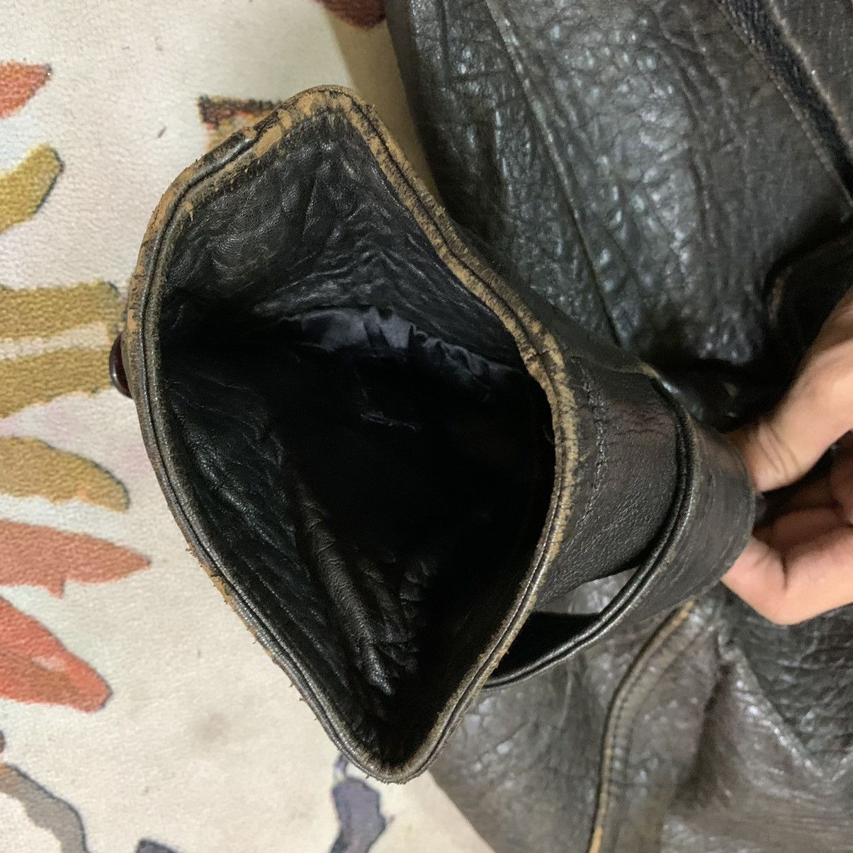 Genuine Leather × Japanese Brand Vintage Japanese Lambsheep Skin Leather Jacket Size US M / EU 48-50 / 2 - 13 Thumbnail
