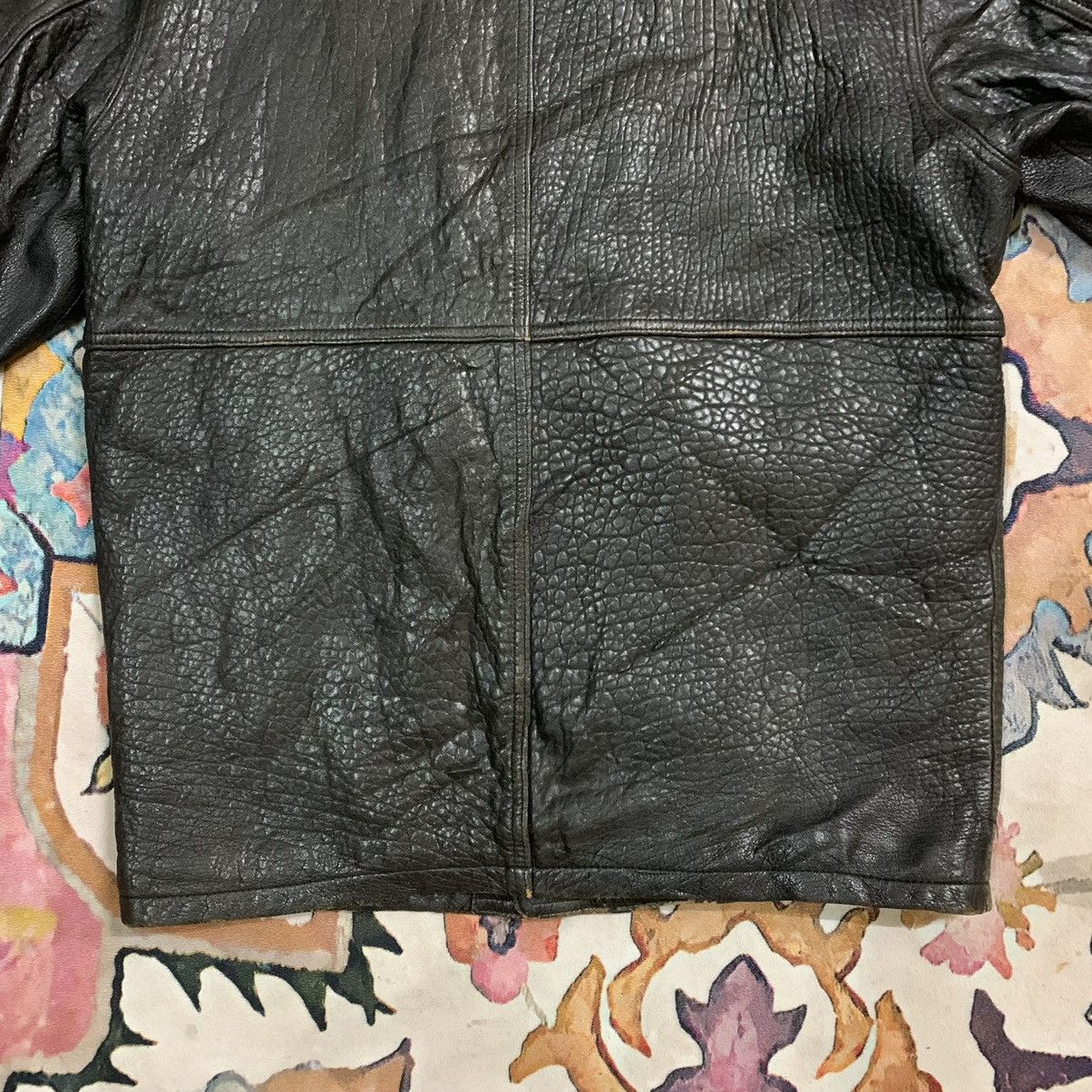Genuine Leather × Japanese Brand Vintage Japanese Lambsheep Skin Leather Jacket Size US M / EU 48-50 / 2 - 9 Thumbnail