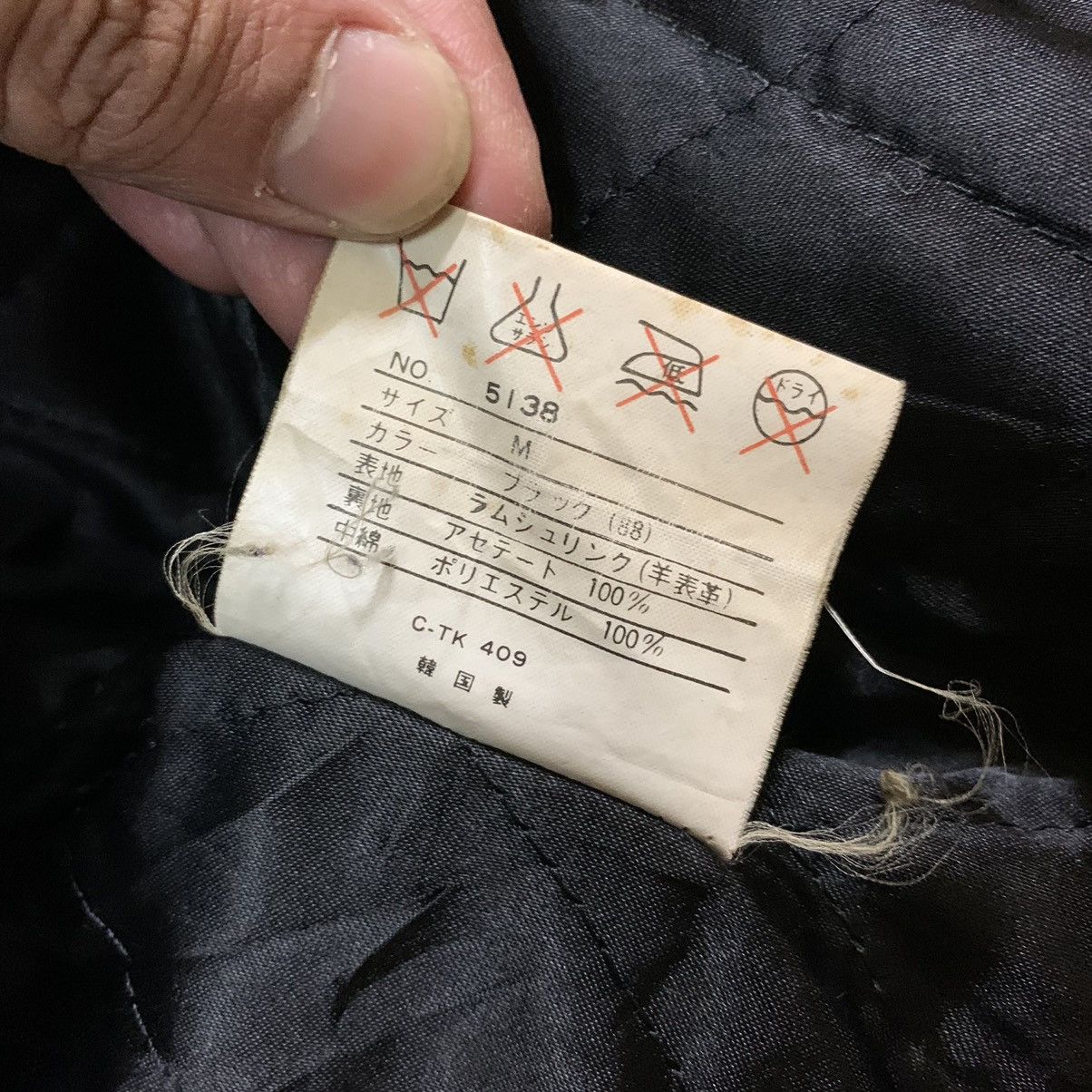 Genuine Leather × Japanese Brand Vintage Japanese Lambsheep Skin Leather Jacket Size US M / EU 48-50 / 2 - 21 Thumbnail