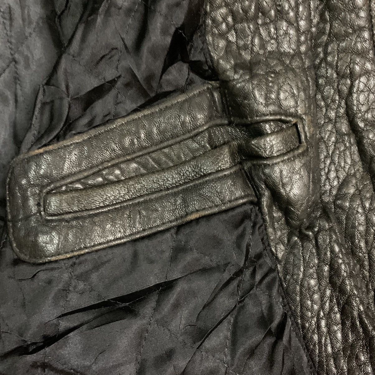 Genuine Leather × Japanese Brand Vintage Japanese Lambsheep Skin Leather Jacket Size US M / EU 48-50 / 2 - 20 Thumbnail