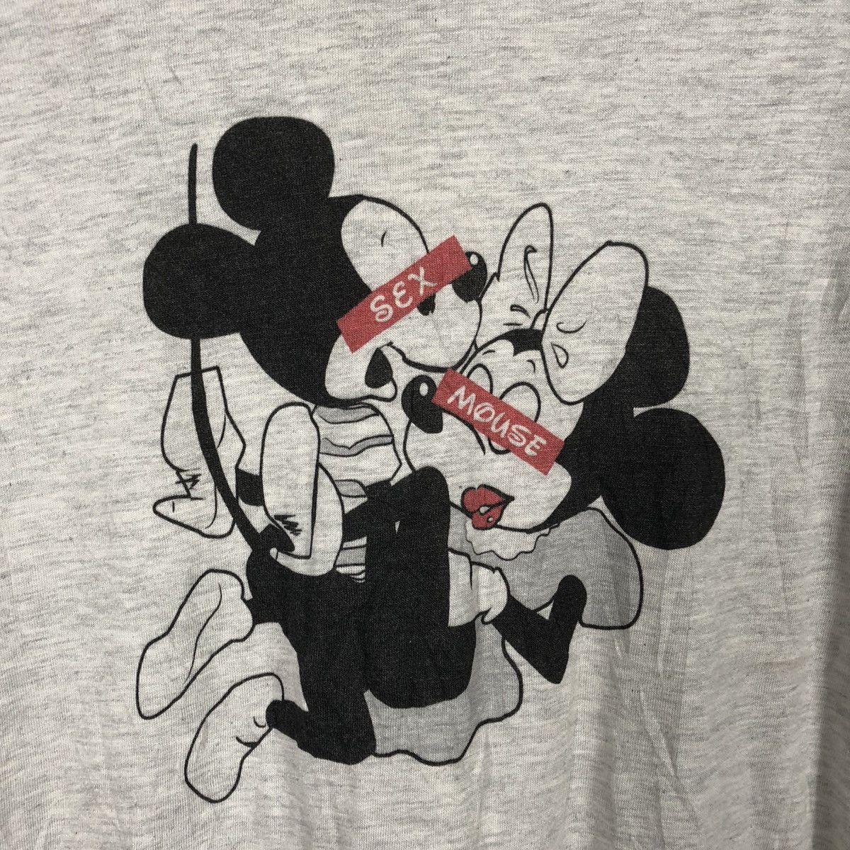 Disney × Mickey Mouse × Vintage Vintage Mickey Mouse Fucking Inspired By Seditionaries Tee Size US M / EU 48-50 / 2 - 2 Thumbnail