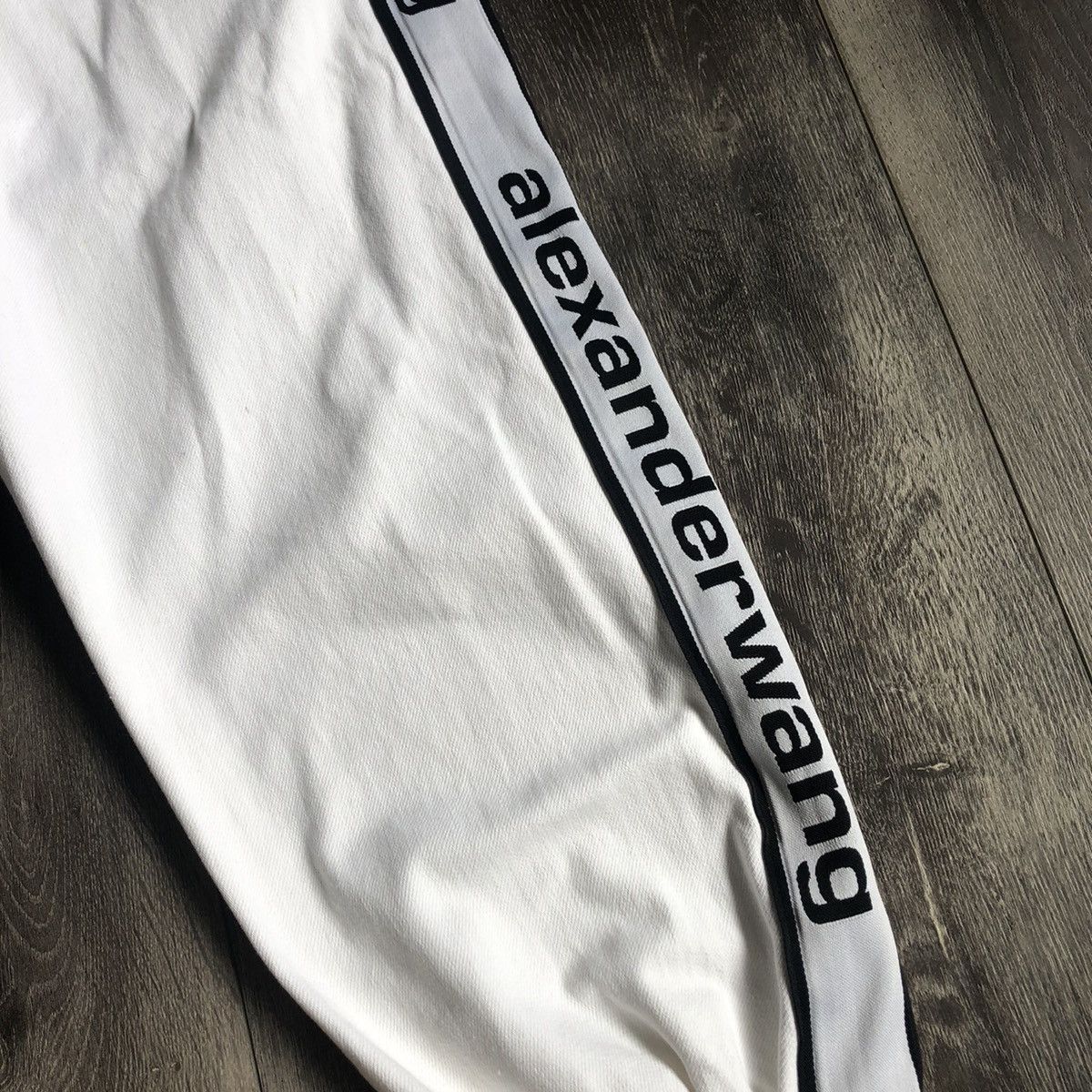 Alexander Wang Alexander Wang Denim Side Logo Tape Track Pants Size Small Size 30" / US 8 / IT 44 - 4 Thumbnail
