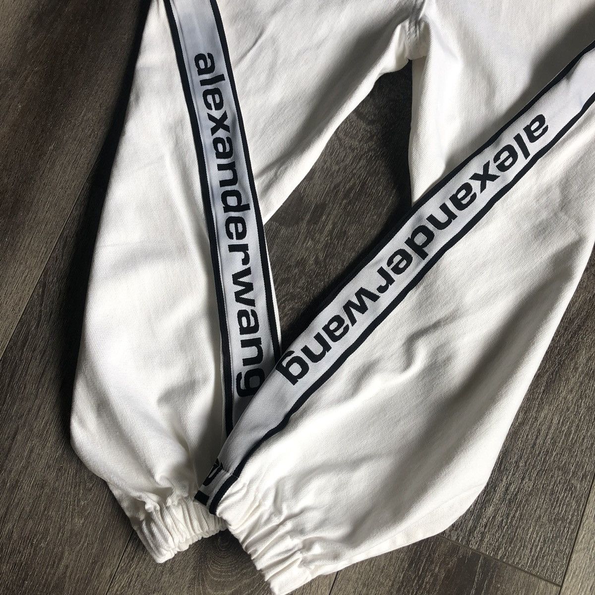 Alexander Wang Alexander Wang Denim Side Logo Tape Track Pants Size Small Size 30" / US 8 / IT 44 - 3 Thumbnail
