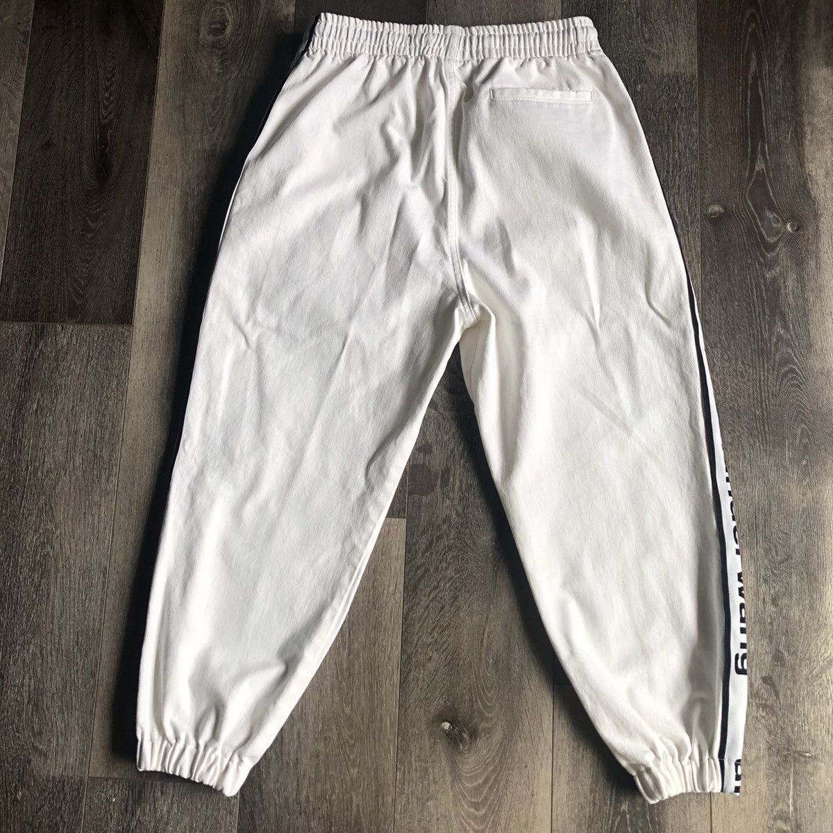Alexander Wang Alexander Wang Denim Side Logo Tape Track Pants Size Small Size 30" / US 8 / IT 44 - 2 Thumbnail