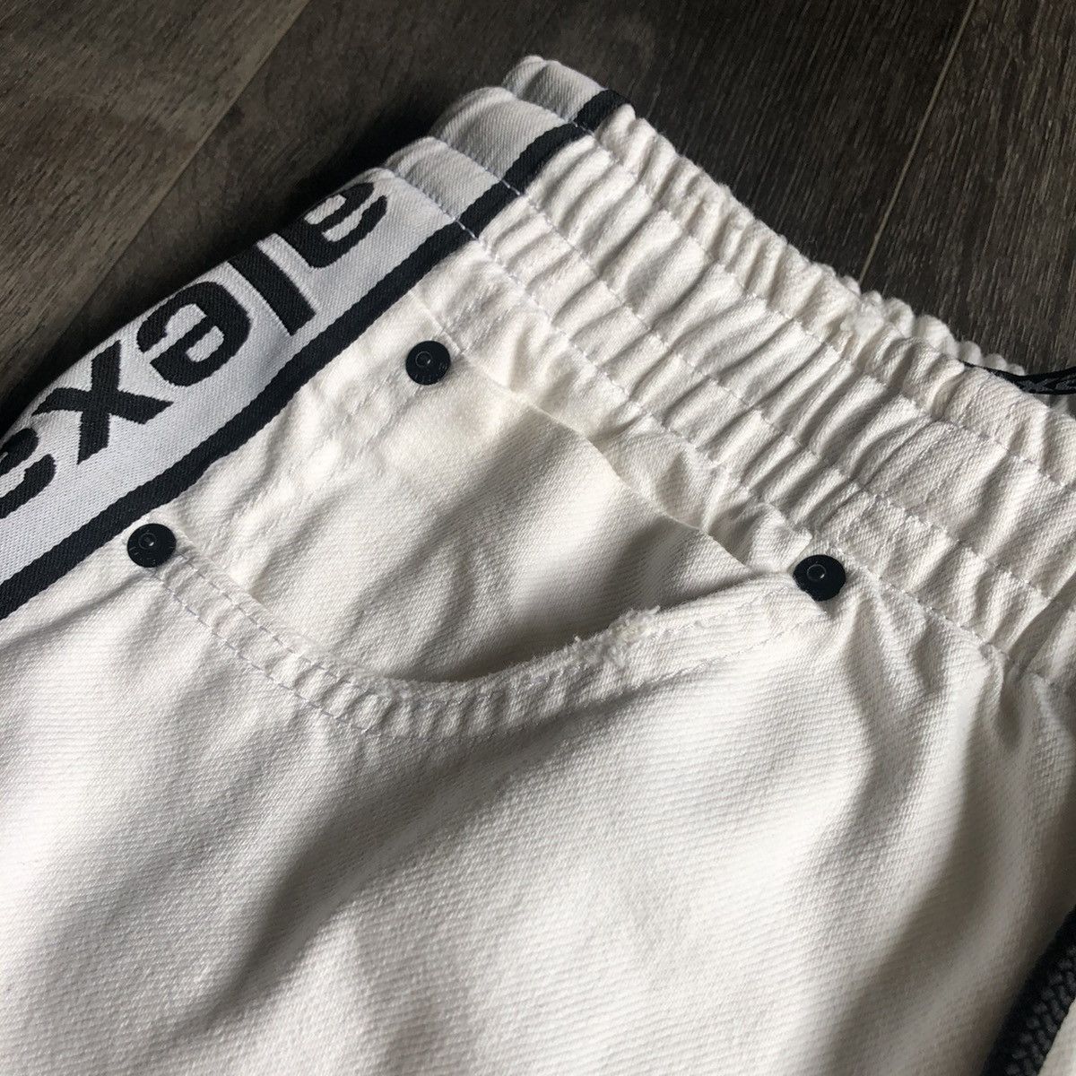 Alexander Wang Alexander Wang Denim Side Logo Tape Track Pants Size Small Size 30" / US 8 / IT 44 - 5 Thumbnail