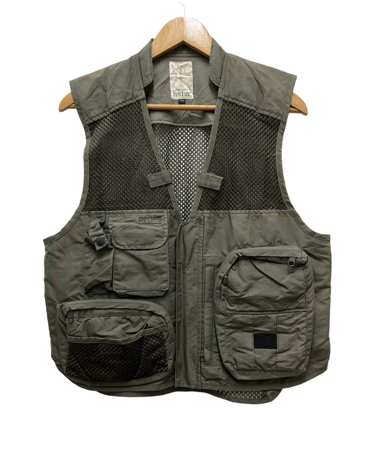 Other Vintage Fox Fire Outdoor Mesh Nylon Vest Jacket Size US L / EU 52-54 / 3 - 1 Thumbnail