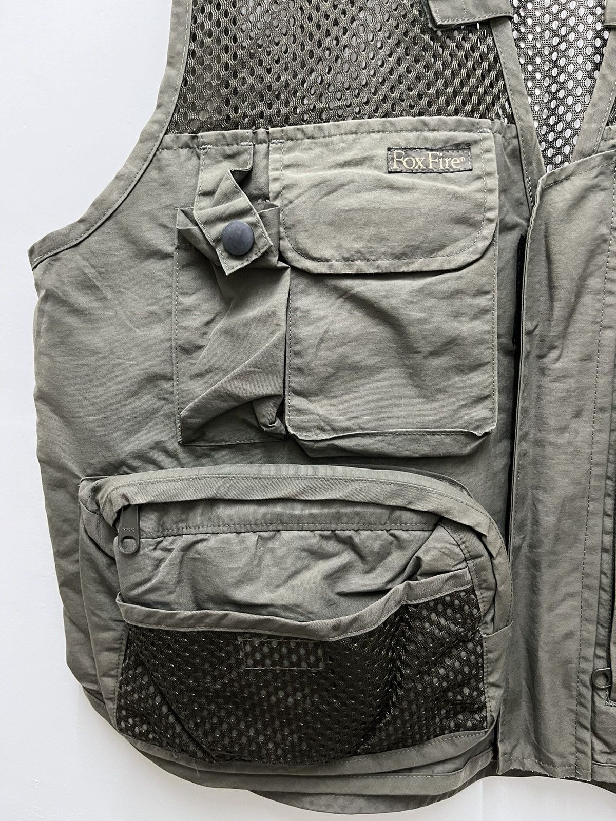 Other Vintage Fox Fire Outdoor Mesh Nylon Vest Jacket Size US L / EU 52-54 / 3 - 3 Thumbnail