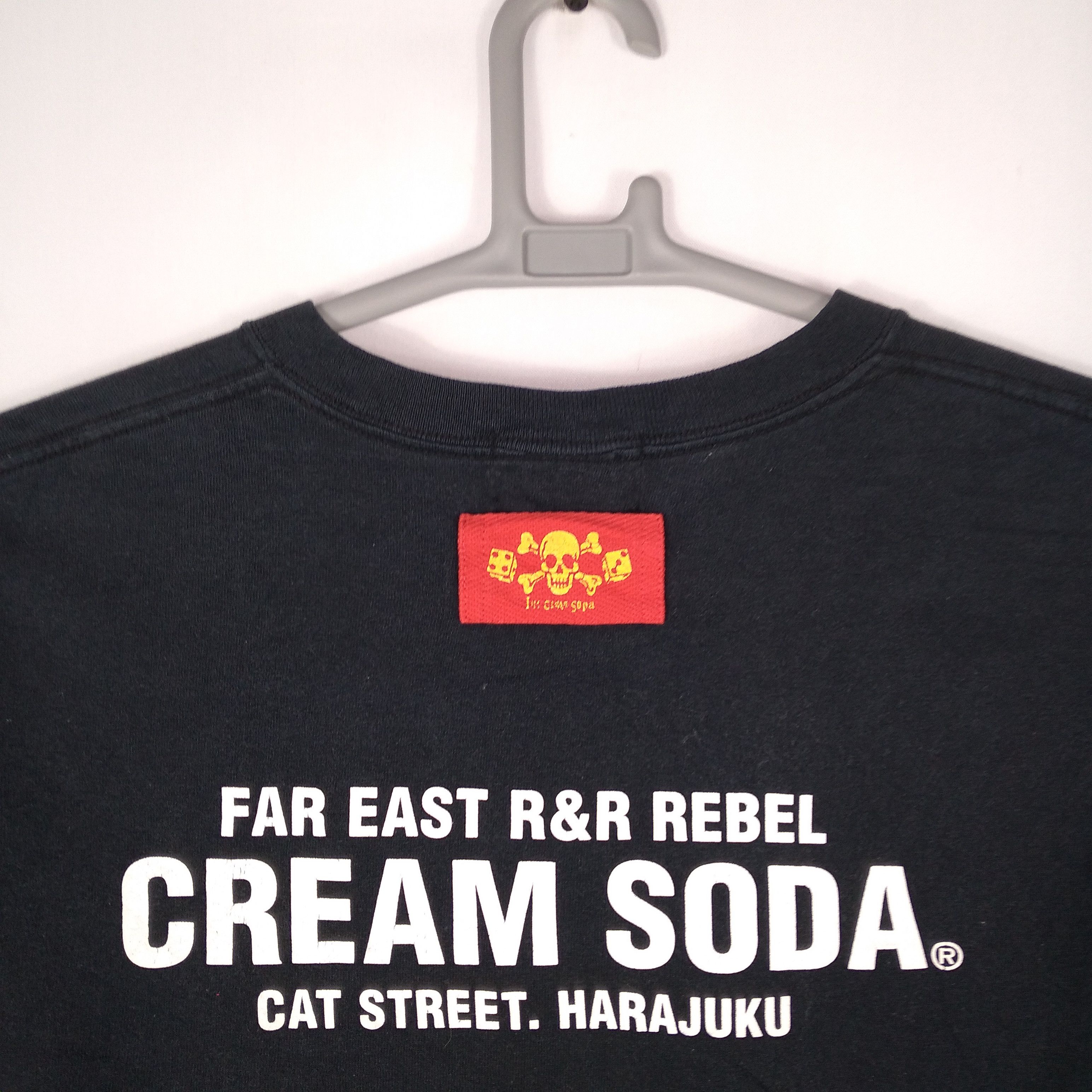 Japanese Brand × Vintage Cream Soda Too Fast To Live Too Young To Die Skull Tee Size US S / EU 44-46 / 1 - 4 Thumbnail