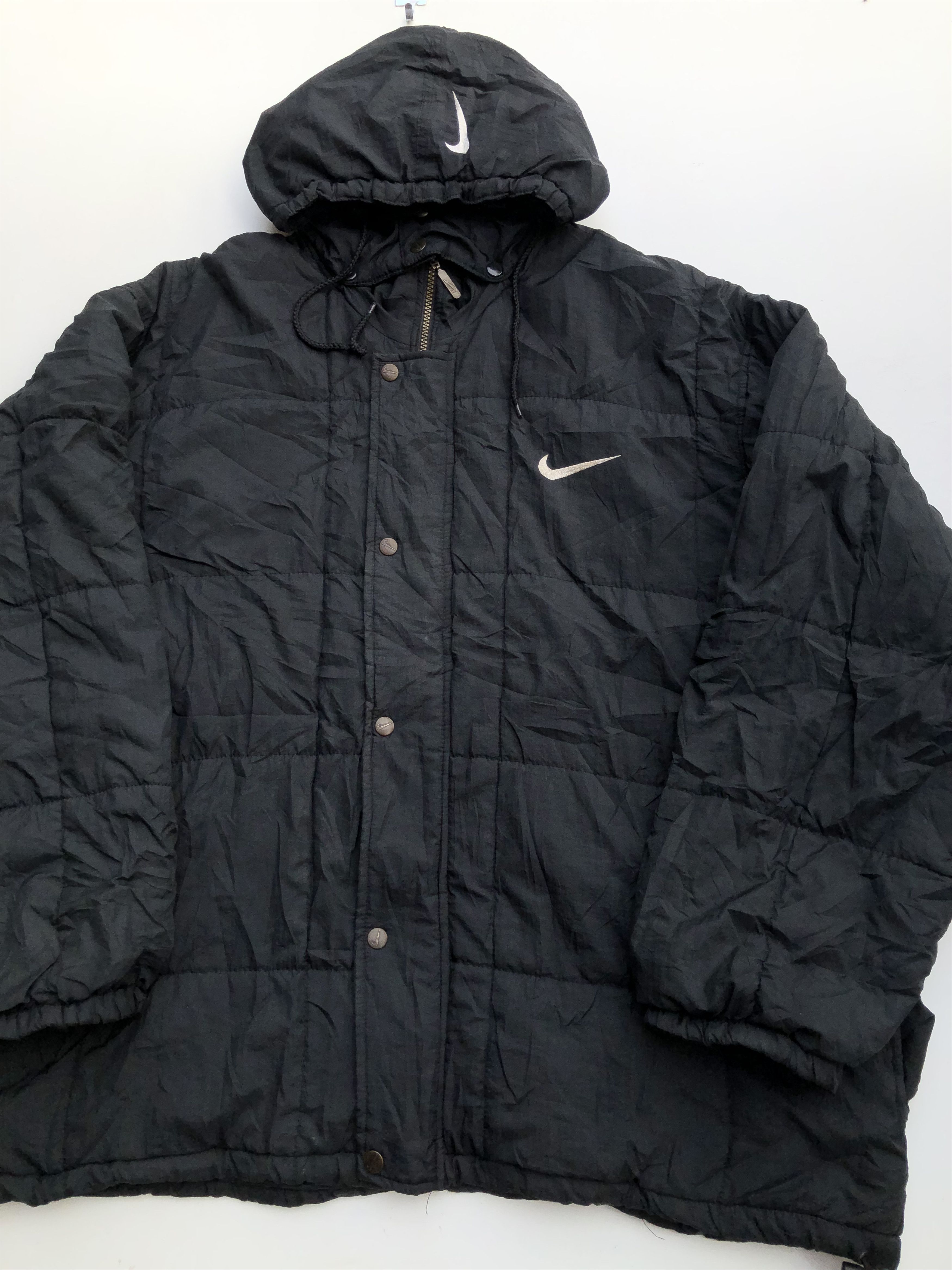 Nike RARE🔥VINTAGE 90’S NIKE TRIPLE SWOOSH LIGHT PUFFER JACKET Size US XXL / EU 58 / 5 - 5 Thumbnail