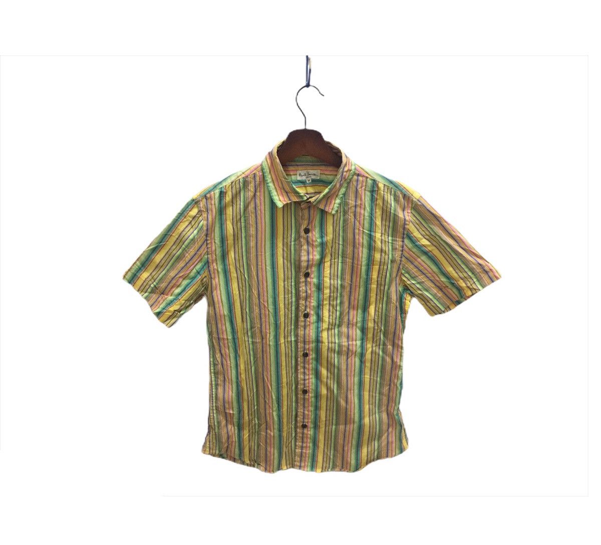 Paul Smith × R.Newbold Paul Smith London Ebow Striped Shirt in Multi Size US M / EU 48-50 / 2 - 1 Thumbnail