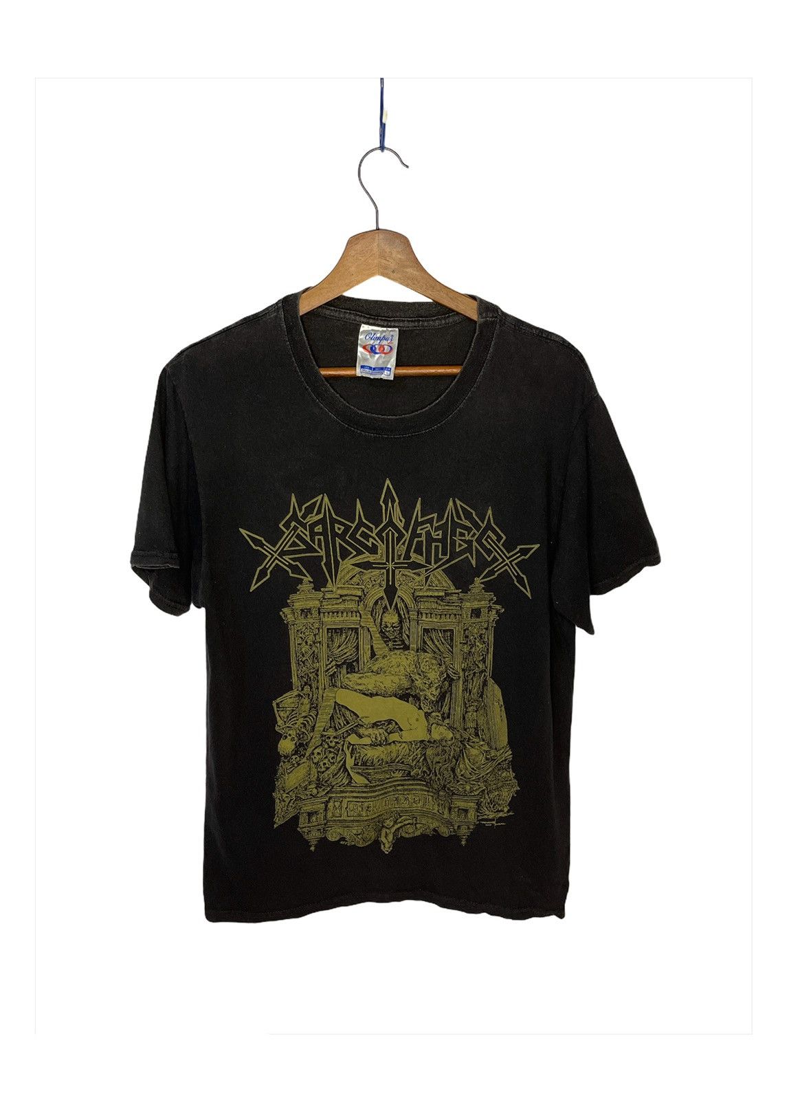 Band Tees × Vintage Vintage Sarcofago Metal Band Tee Size US L / EU 52-54 / 3 - 1 Thumbnail