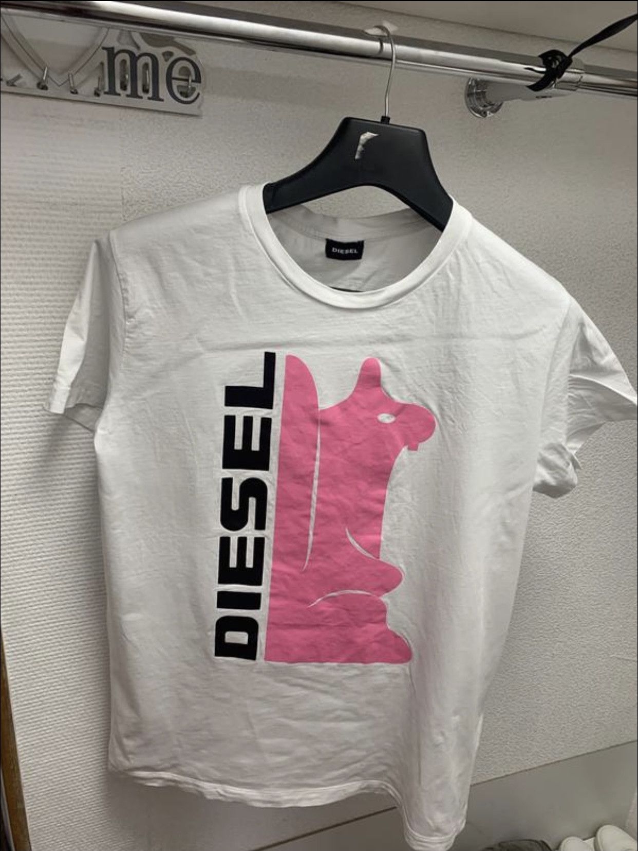 Diesel Diesel big logo t-shirt xxl white Size US XXL / EU 58 / 5 - 1 Thumbnail