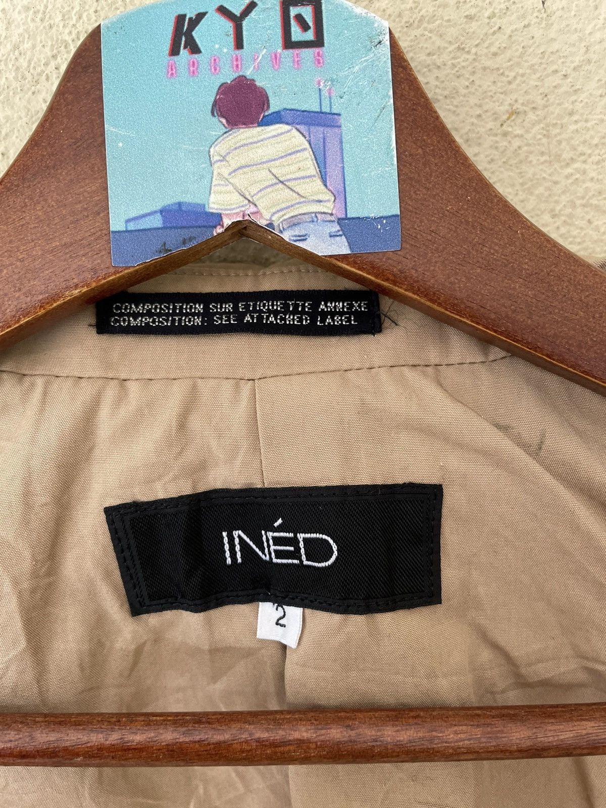 Japanese Brand × Vintage INED JACKET SHIRT Size US M / EU 48-50 / 2 - 9 Thumbnail