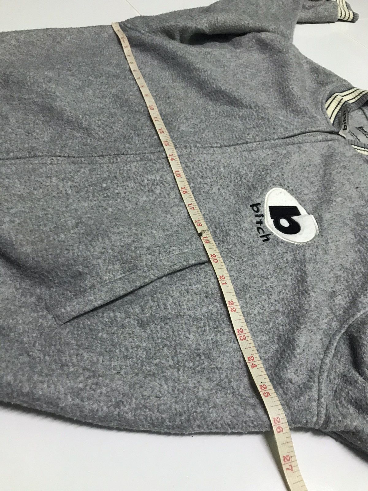 Vintage vintage Bitch skateboard fleece jacket Size US L / EU 52-54 / 3 - 7 Thumbnail