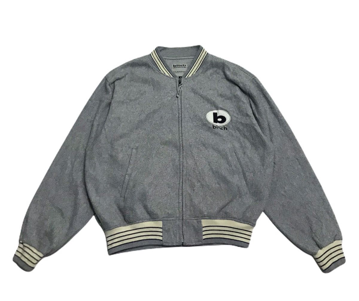 Vintage vintage Bitch skateboard fleece jacket Size US L / EU 52-54 / 3 - 1 Thumbnail