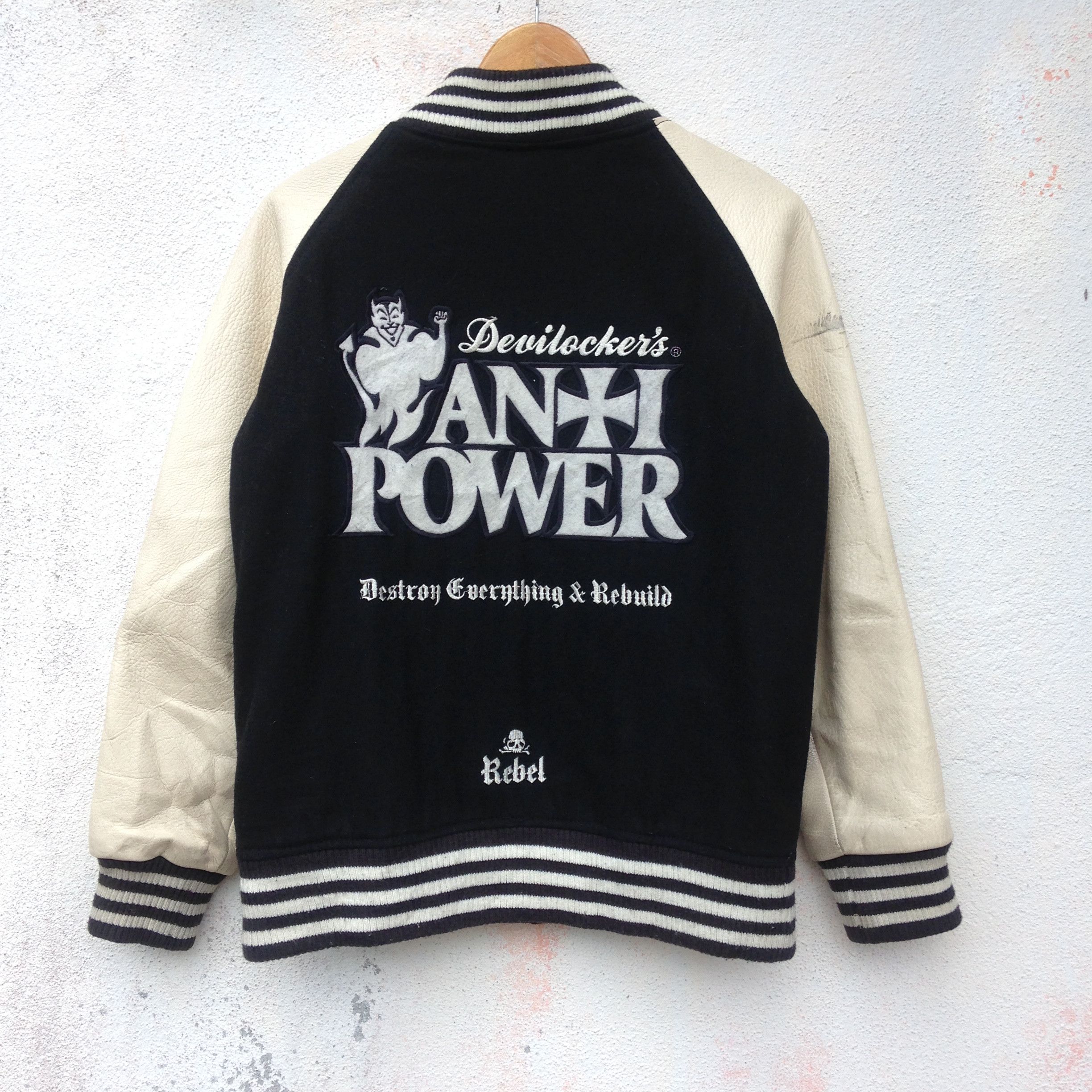 Devilock × Vintage Devilock Anti Power Rebel Leather Sleeve Size US M / EU 48-50 / 2 - 1 Thumbnail