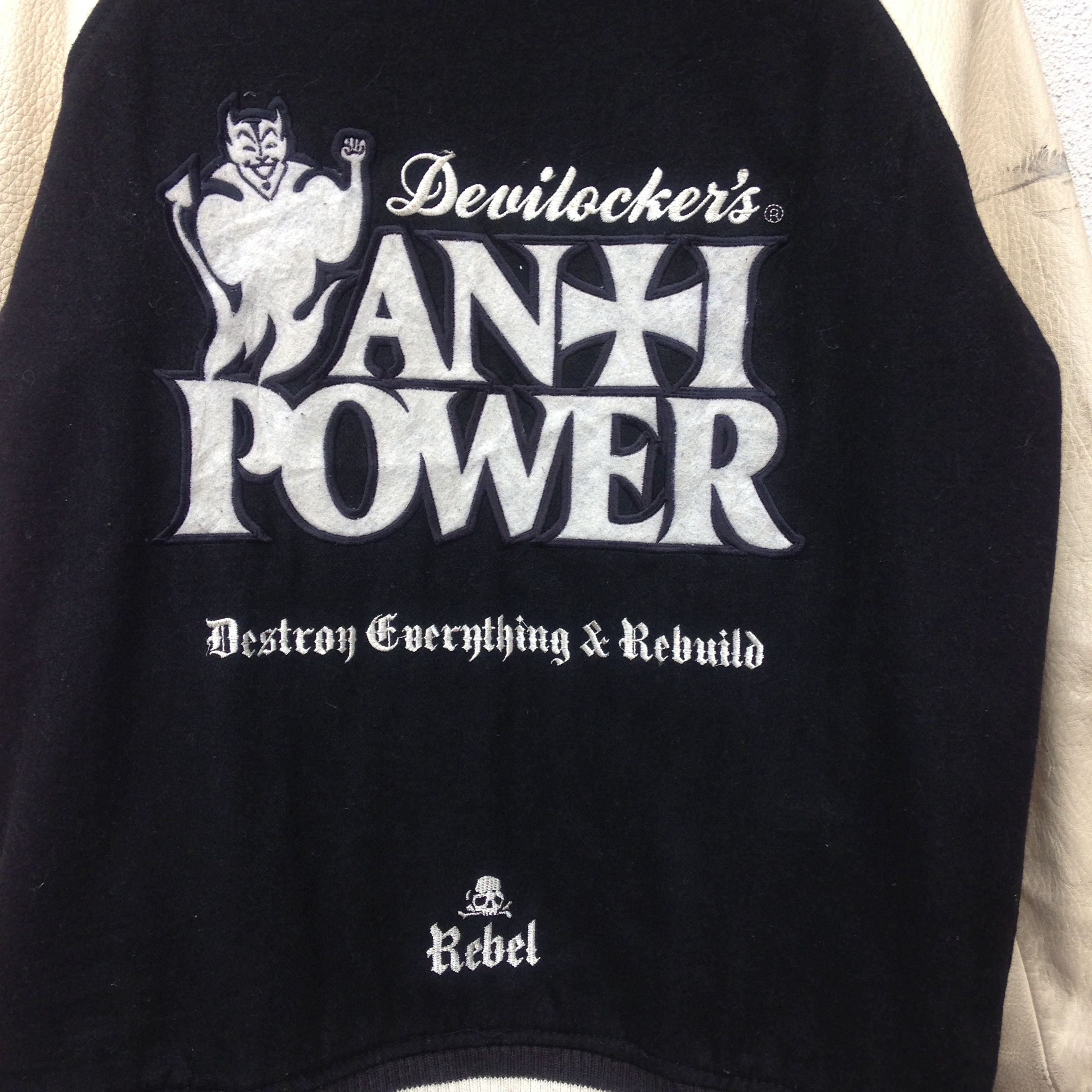 Devilock × Vintage Devilock Anti Power Rebel Leather Sleeve Size US M / EU 48-50 / 2 - 2 Thumbnail