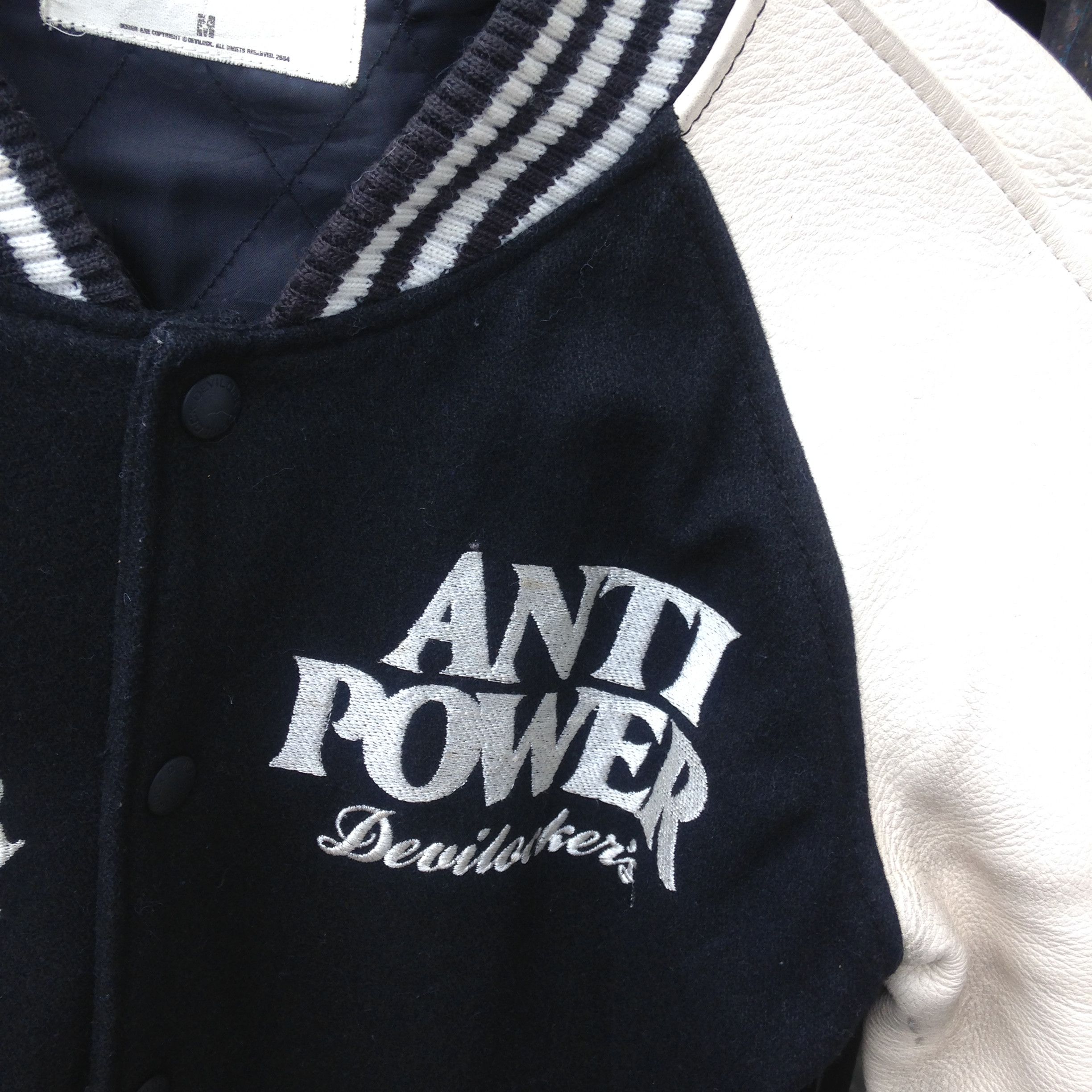 Devilock × Vintage Devilock Anti Power Rebel Leather Sleeve Size US M / EU 48-50 / 2 - 6 Thumbnail