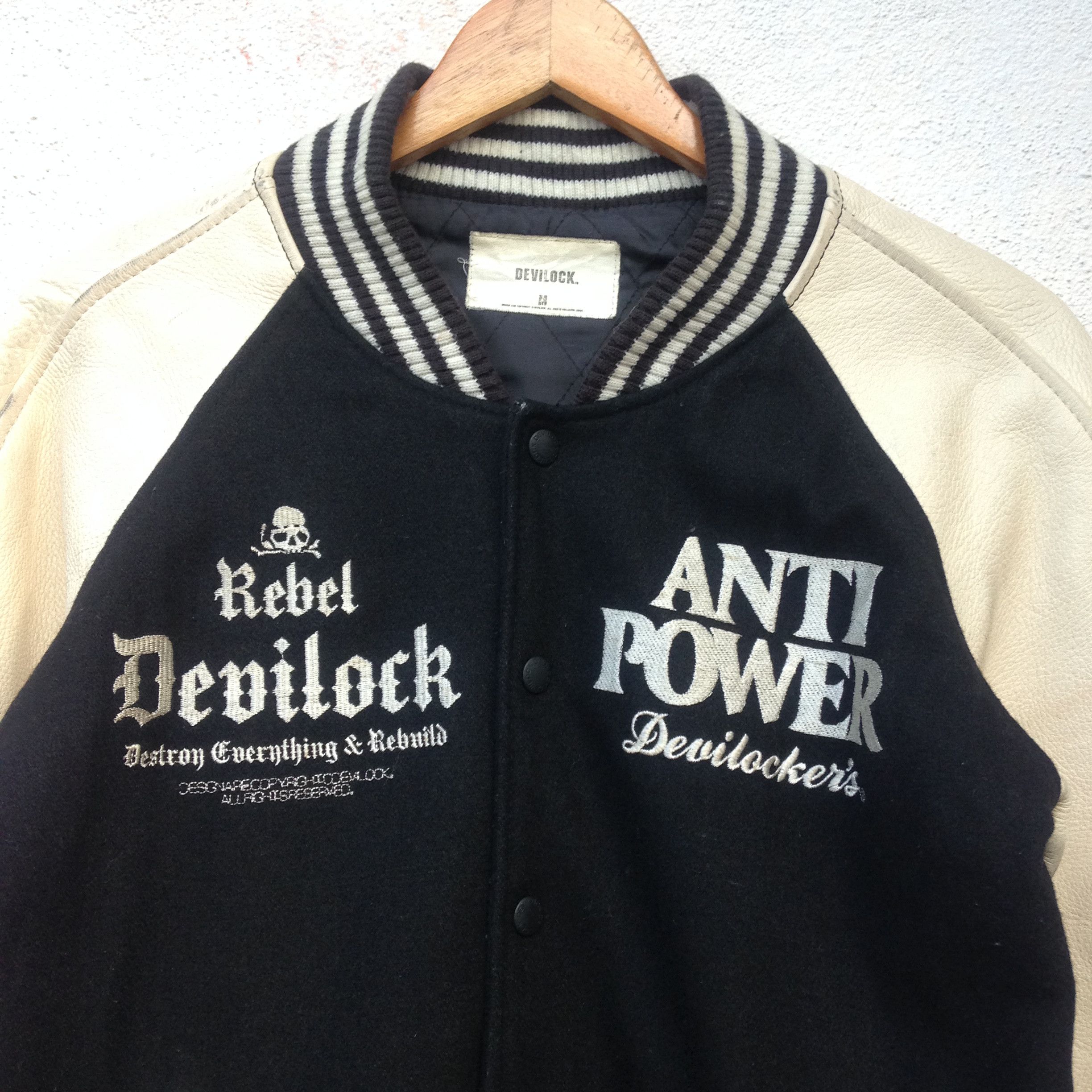 Devilock × Vintage Devilock Anti Power Rebel Leather Sleeve Size US M / EU 48-50 / 2 - 4 Thumbnail