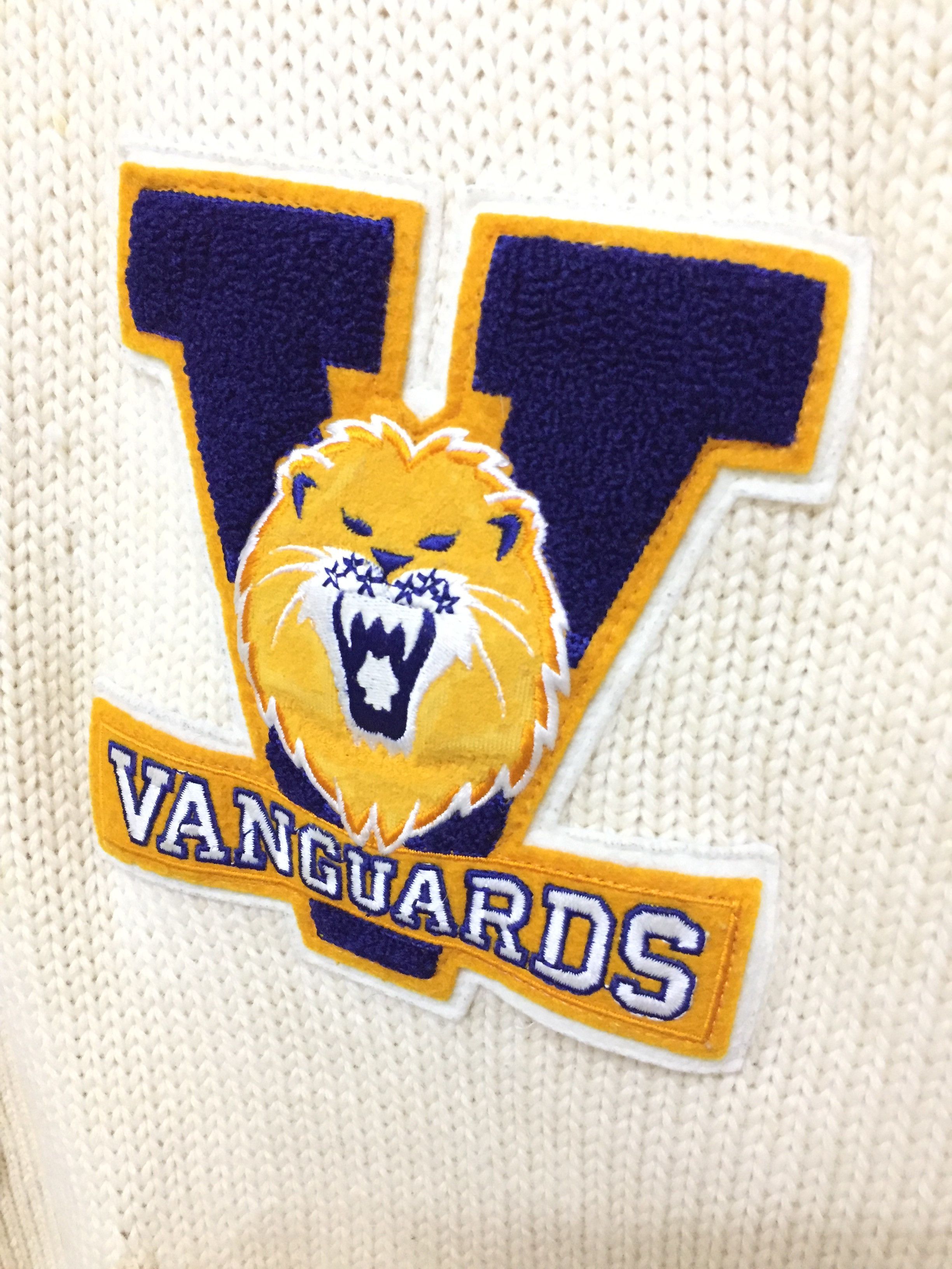 Japanese Brand × Van Vintage VAN JAC VanGuard Lion patch cable knit 100% wool Size US L / EU 52-54 / 3 - 5 Thumbnail