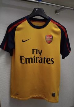 NIKE ARSENAL 2009 AWAY JERSEY YELLOW