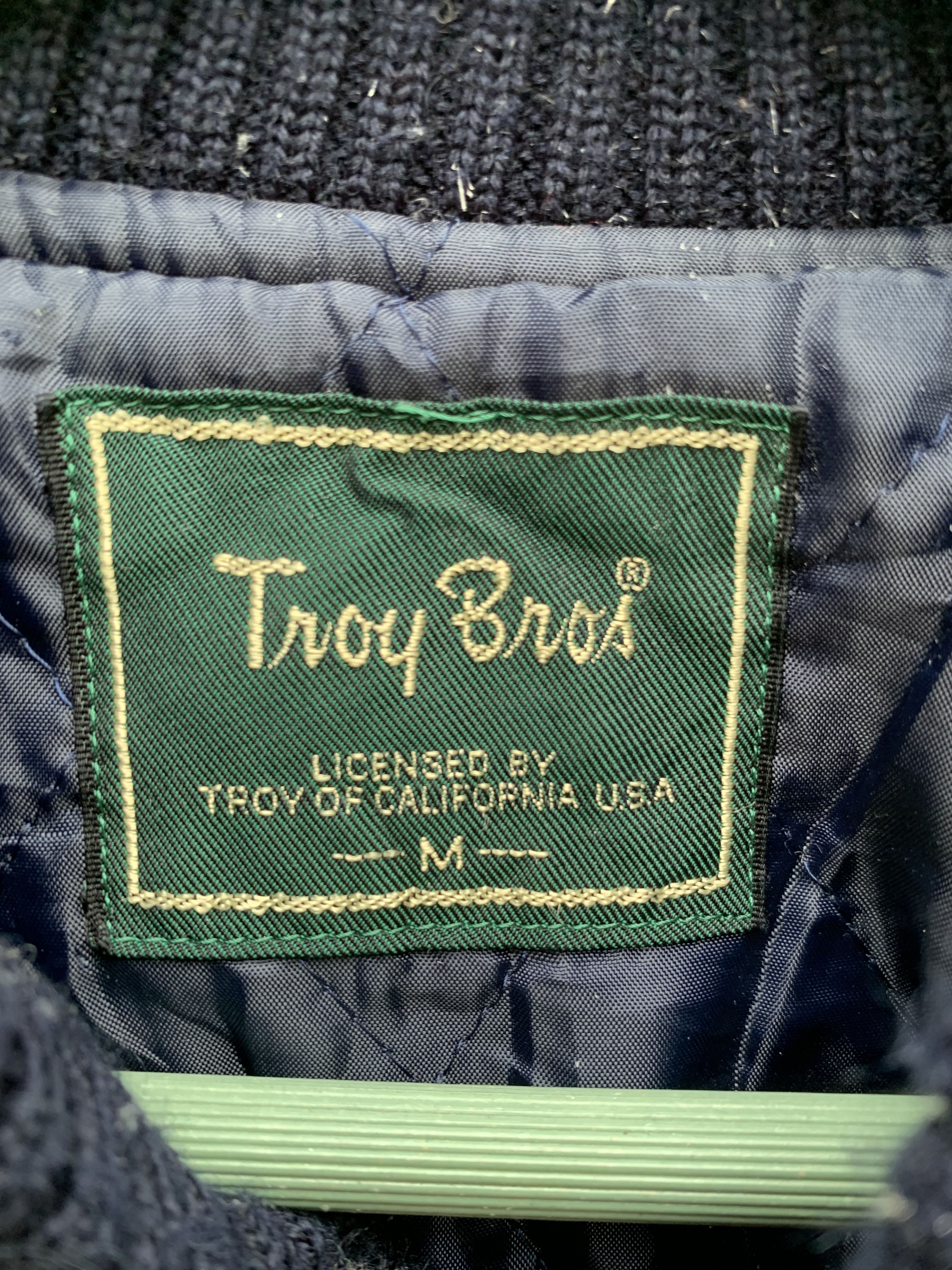Vintage Vintage Troy Bros Wool Varsity Jacket Size US M / EU 48-50 / 2 - 8 Thumbnail