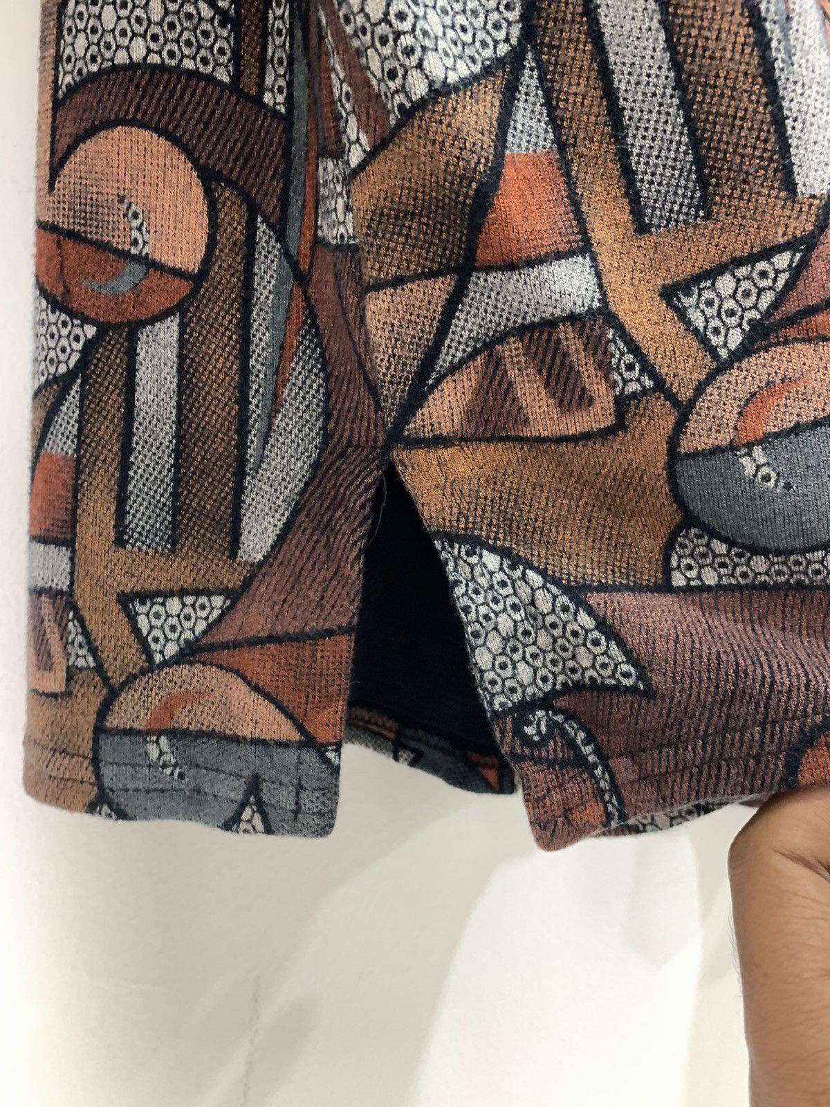 Japanese Brand ANSEL Mosaic Paislee Art Patten Fullprint Strech Sweatshirt Size M / US 6-8 / IT 42-44 - 11 Thumbnail