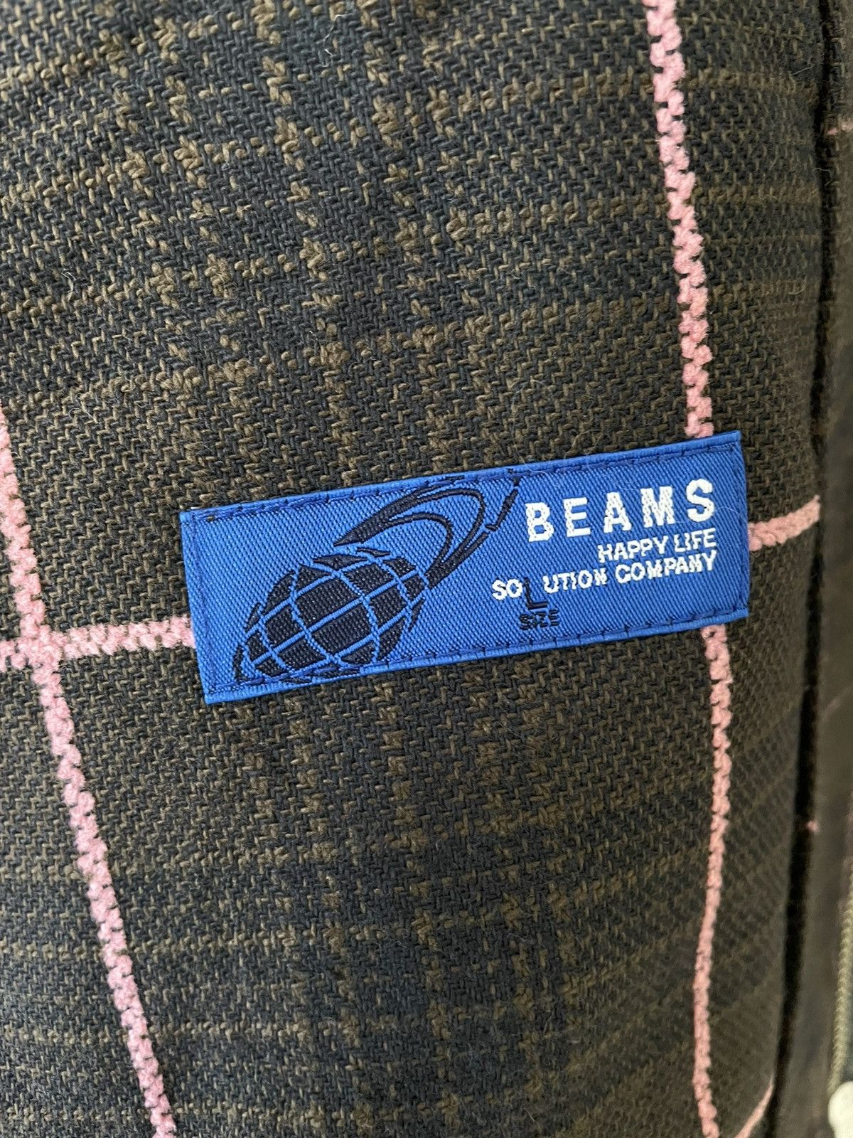 Beams Plus BEAMS HAPPY LIFE TARTAN JACKET Size US L / EU 52-54 / 3 - 6 Thumbnail